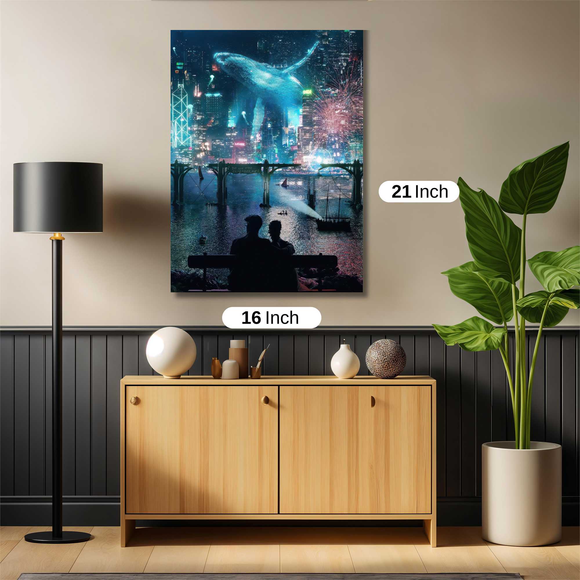 Whale Reverie Safe Wall Magnetic / M