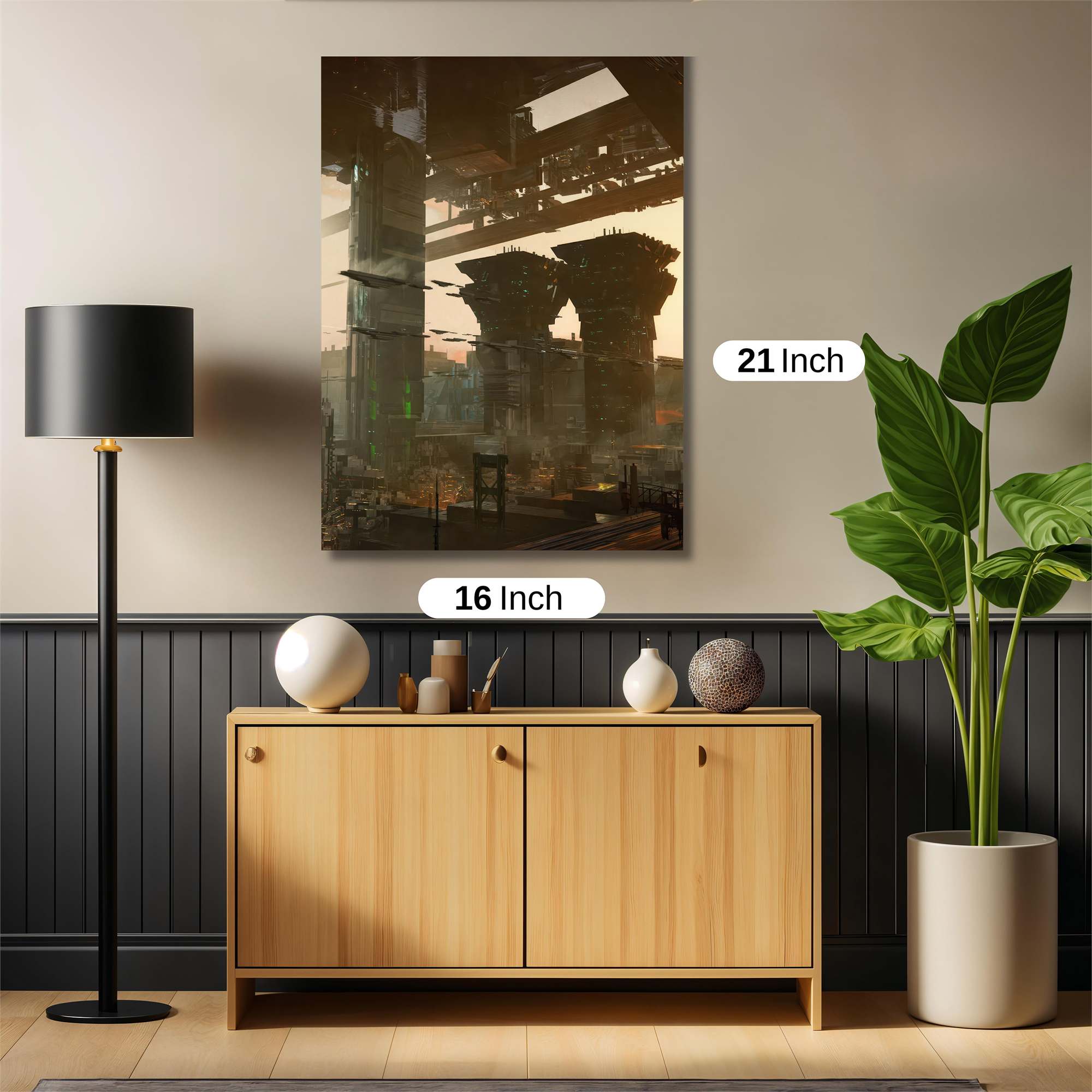 Futuristic Reverie Safe Wall Magnetic / M