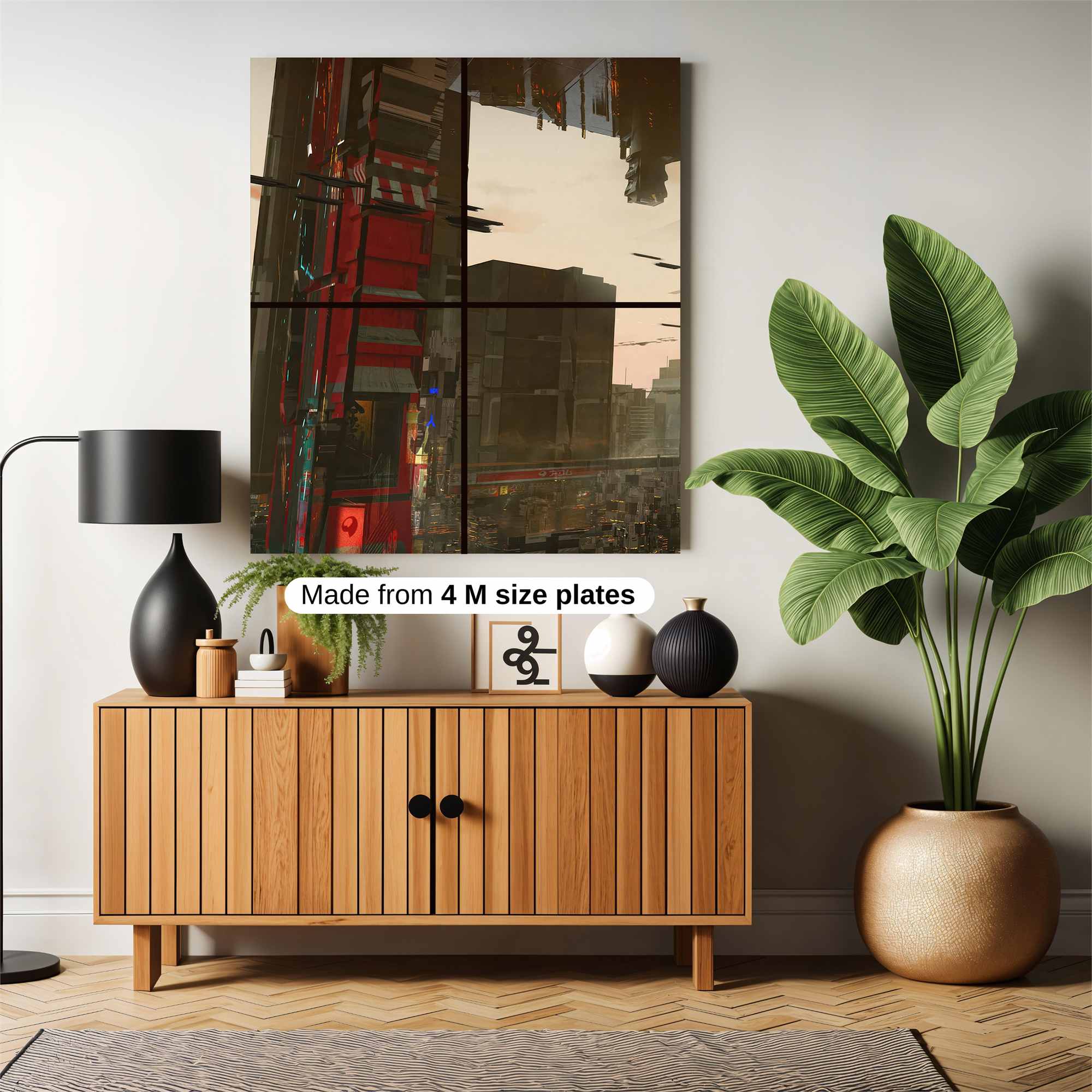 Futuristic Mirage Safe Wall Magnetic / M