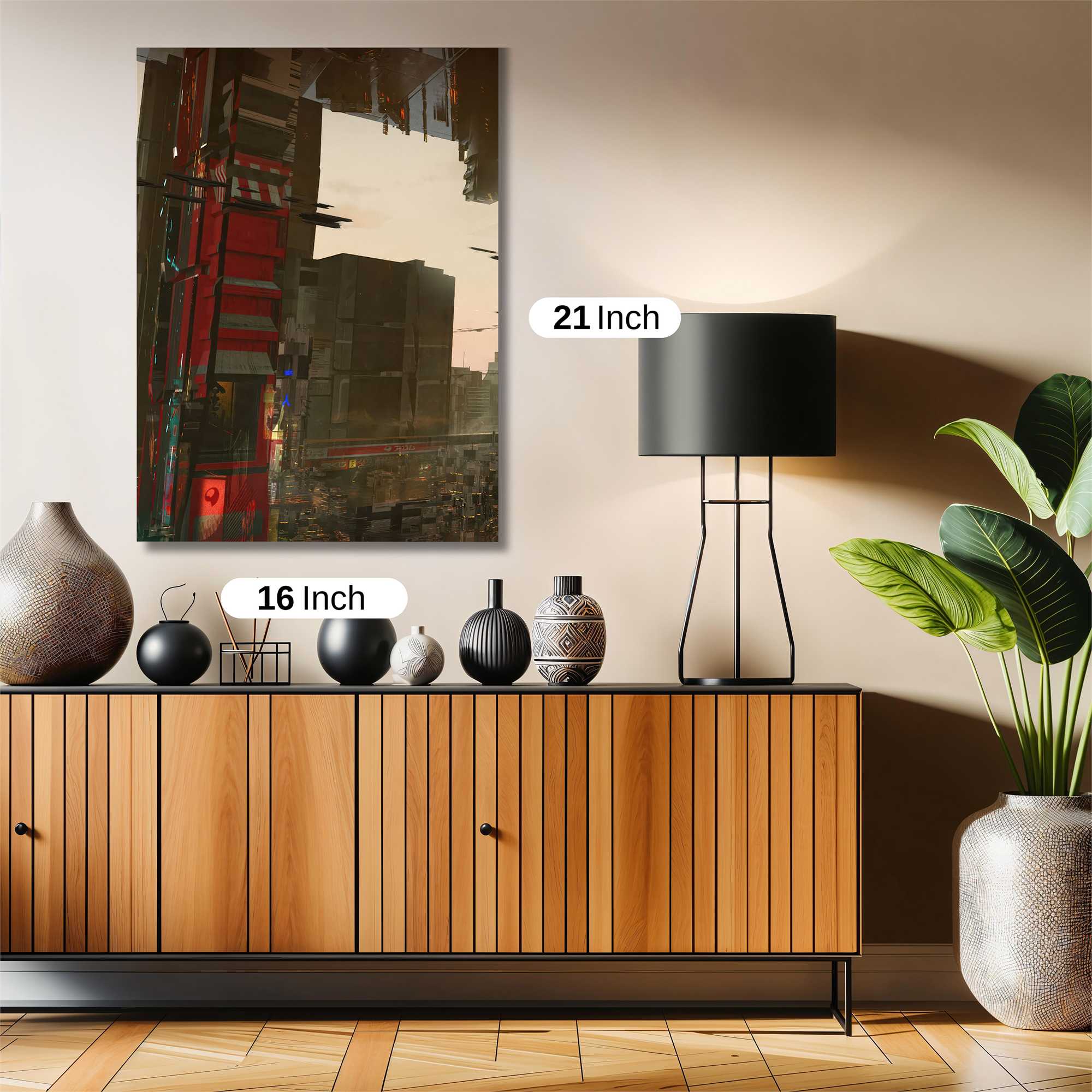 Futuristic Mirage Safe Wall Magnetic / M