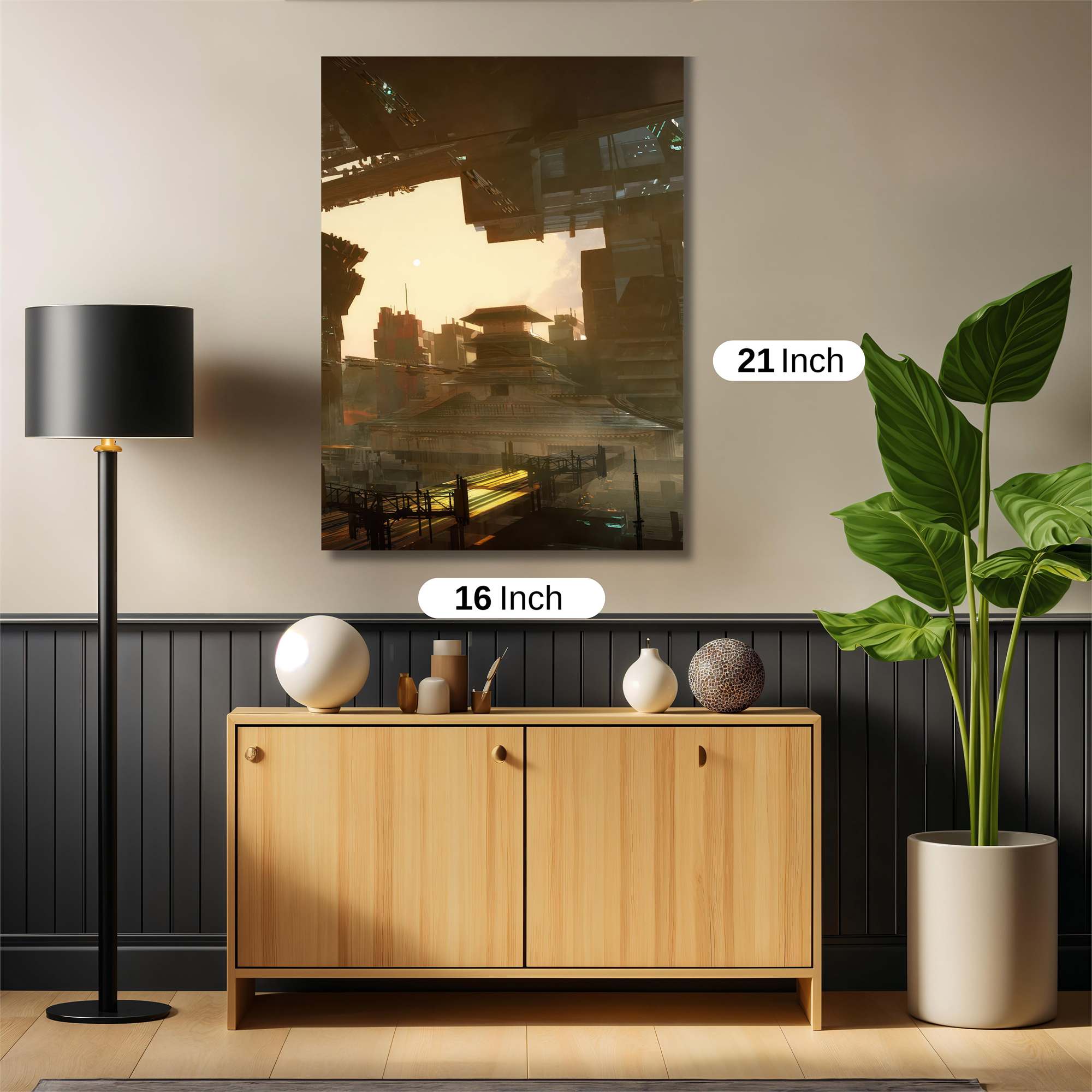 Futuristic Reverie Safe Wall Magnetic / M