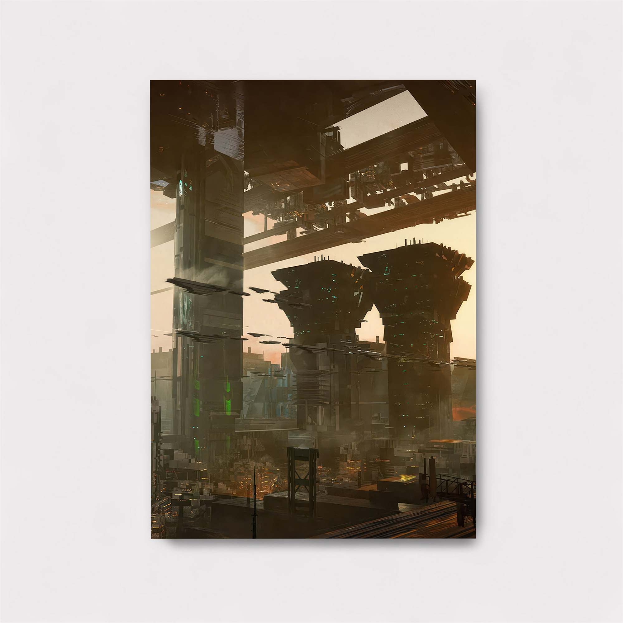 Futuristic Dystopia Safe Wall Magnetic / M