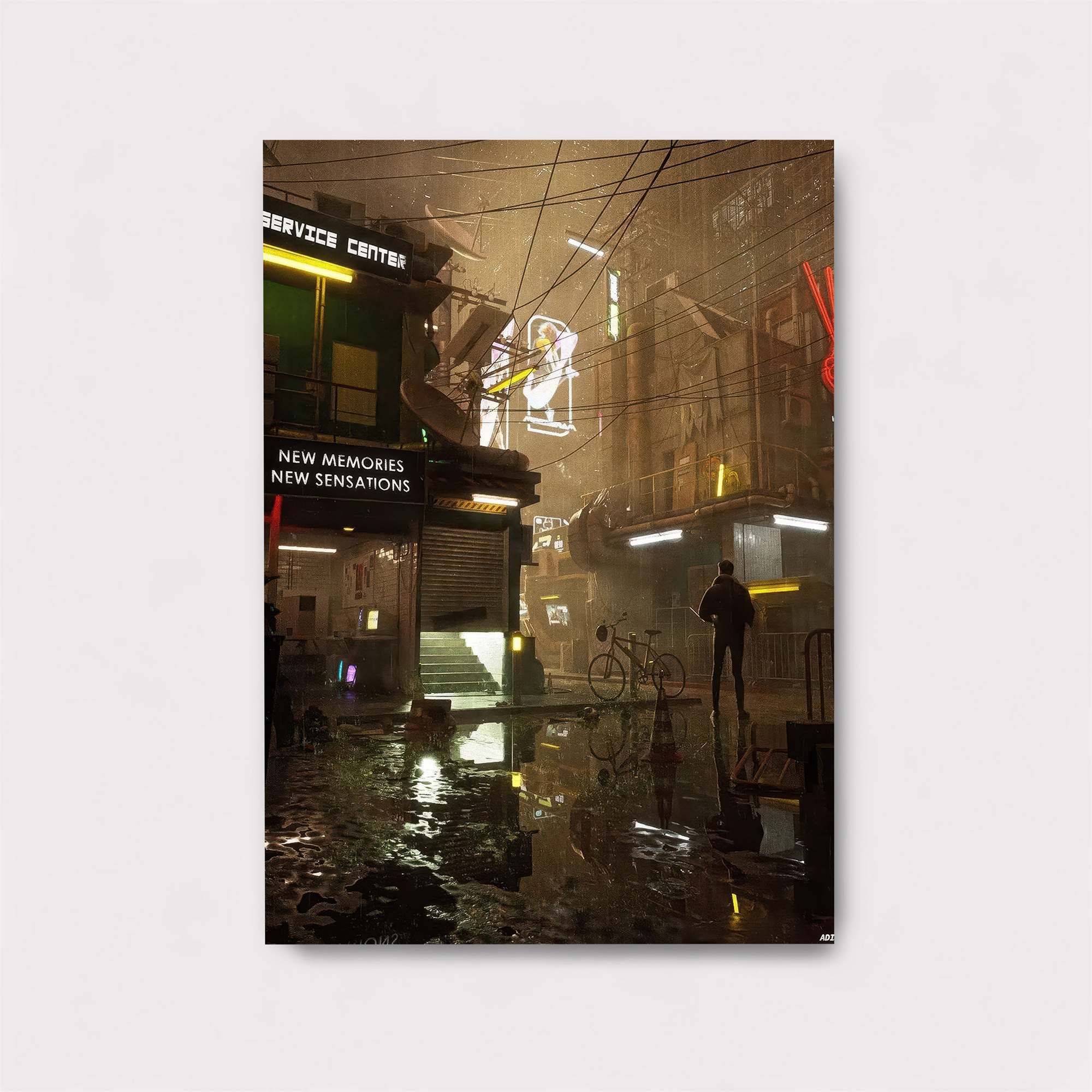 Neon Reflection Safe Wall Magnetic / M