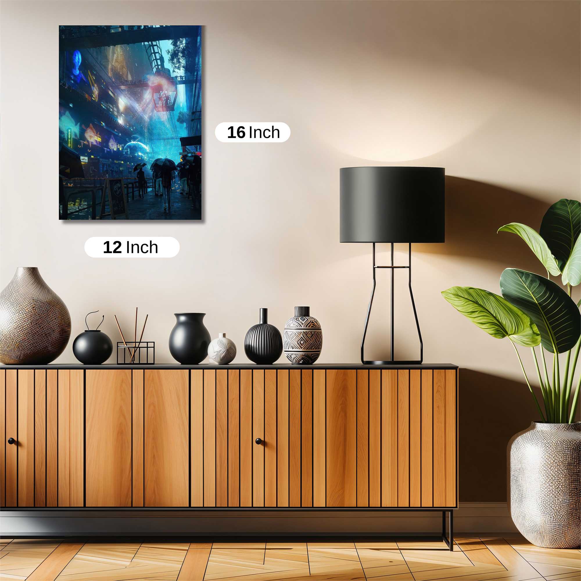 Cyberpunk Reverie Safe Wall Magnetic / M