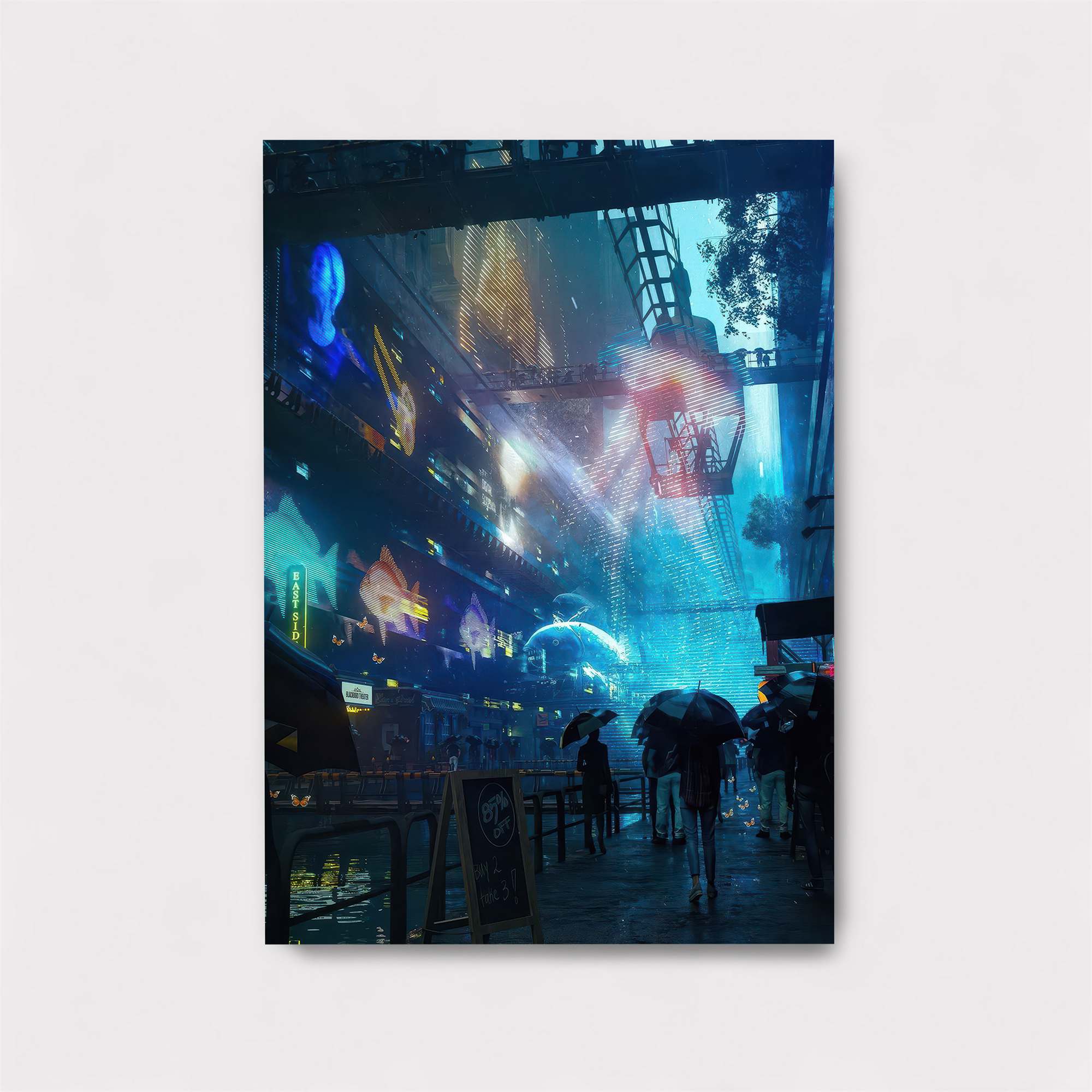 Cyberpunk Reverie Safe Wall Magnetic / M