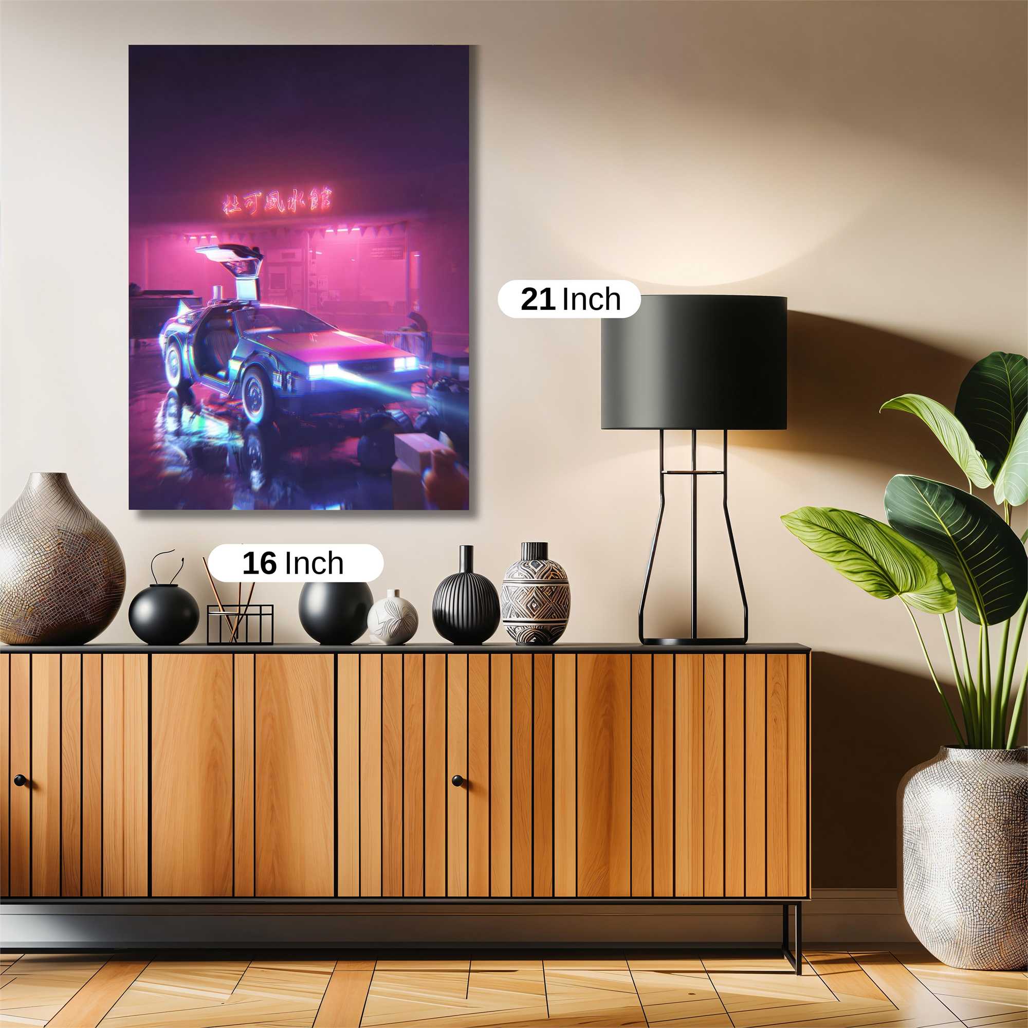 DeLorean Dreamscape Safe Wall Magnetic / M