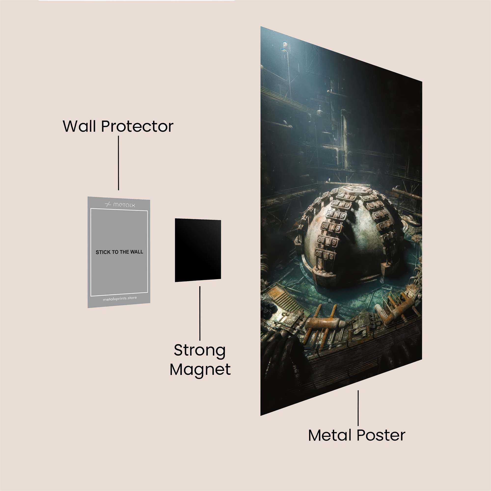 Industrial Enigma Safe Wall Magnetic / M