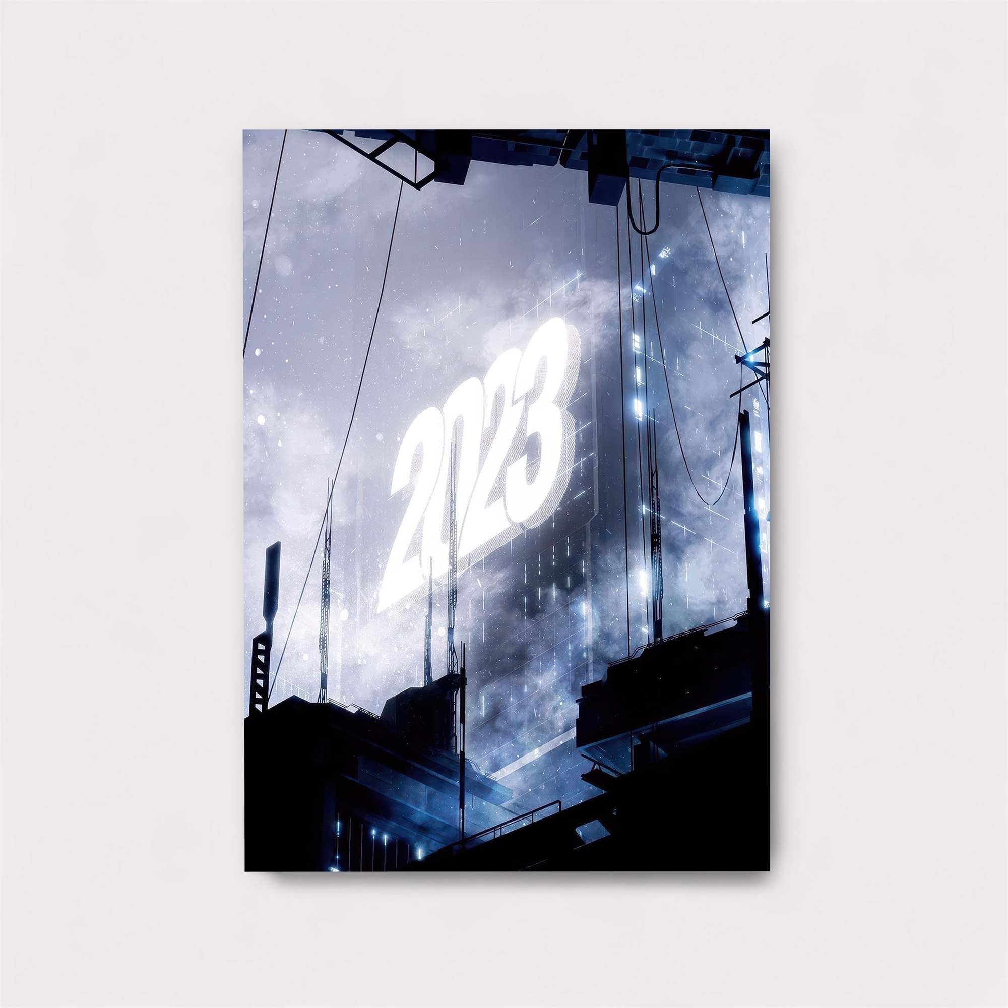 Futuristic Gleam Safe Wall Magnetic / M