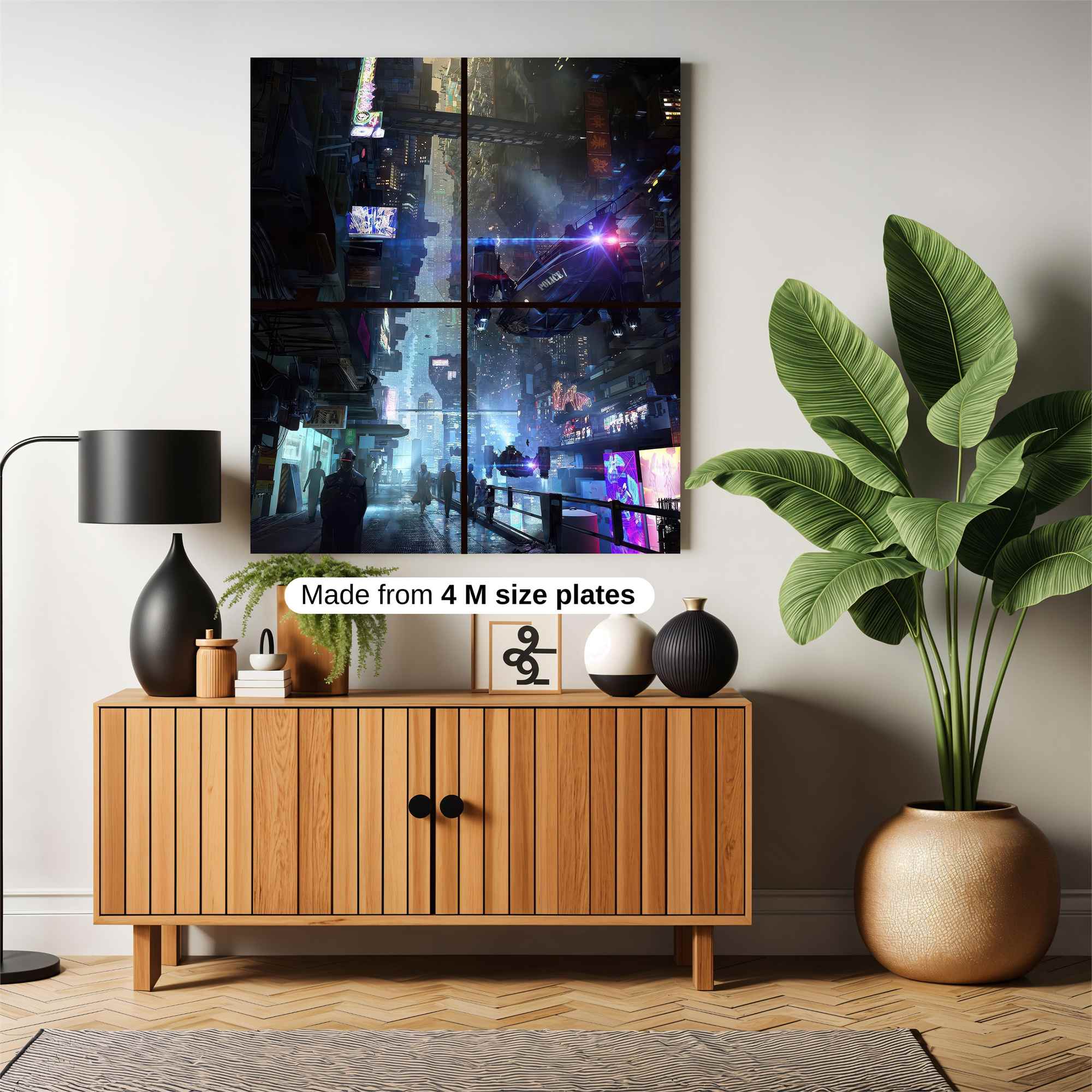 Futuristic Enigma Safe Wall Magnetic / M