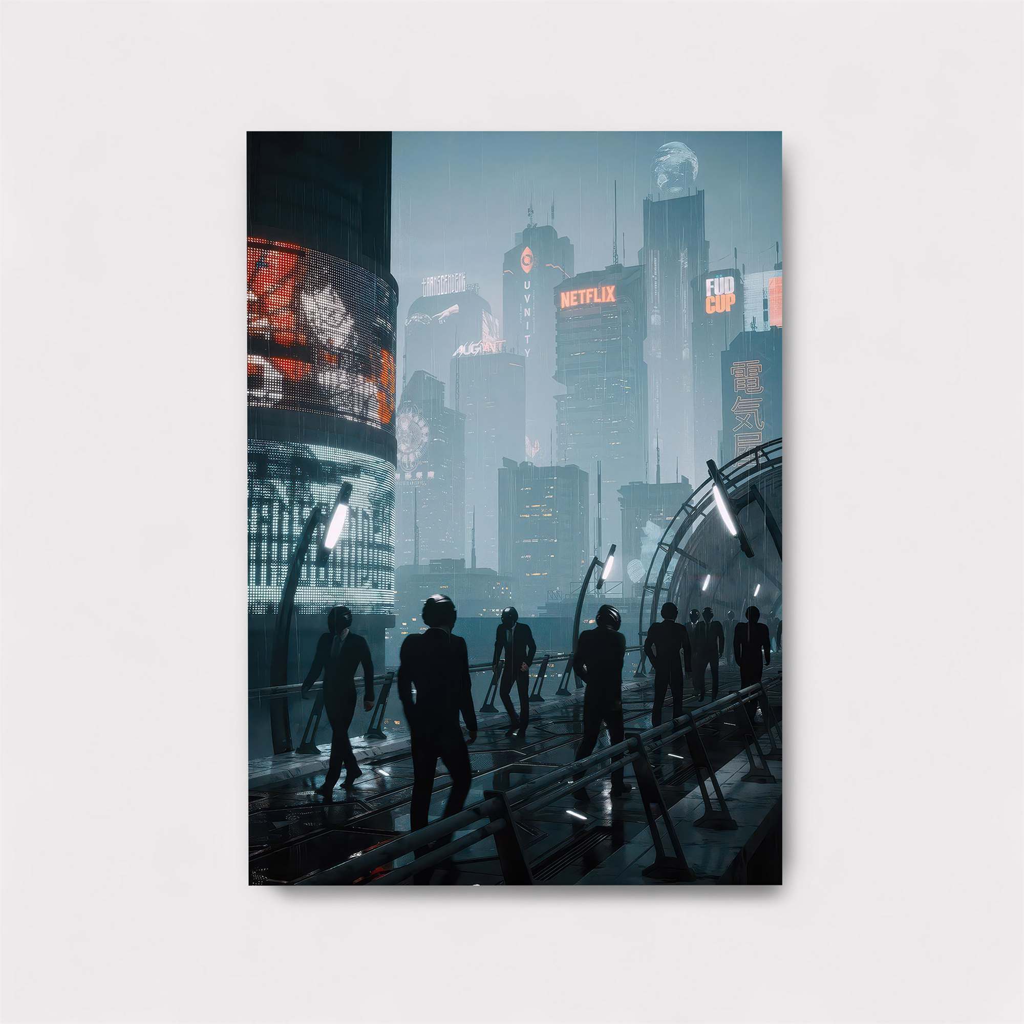 Neon Shadows Safe Wall Magnetic / M