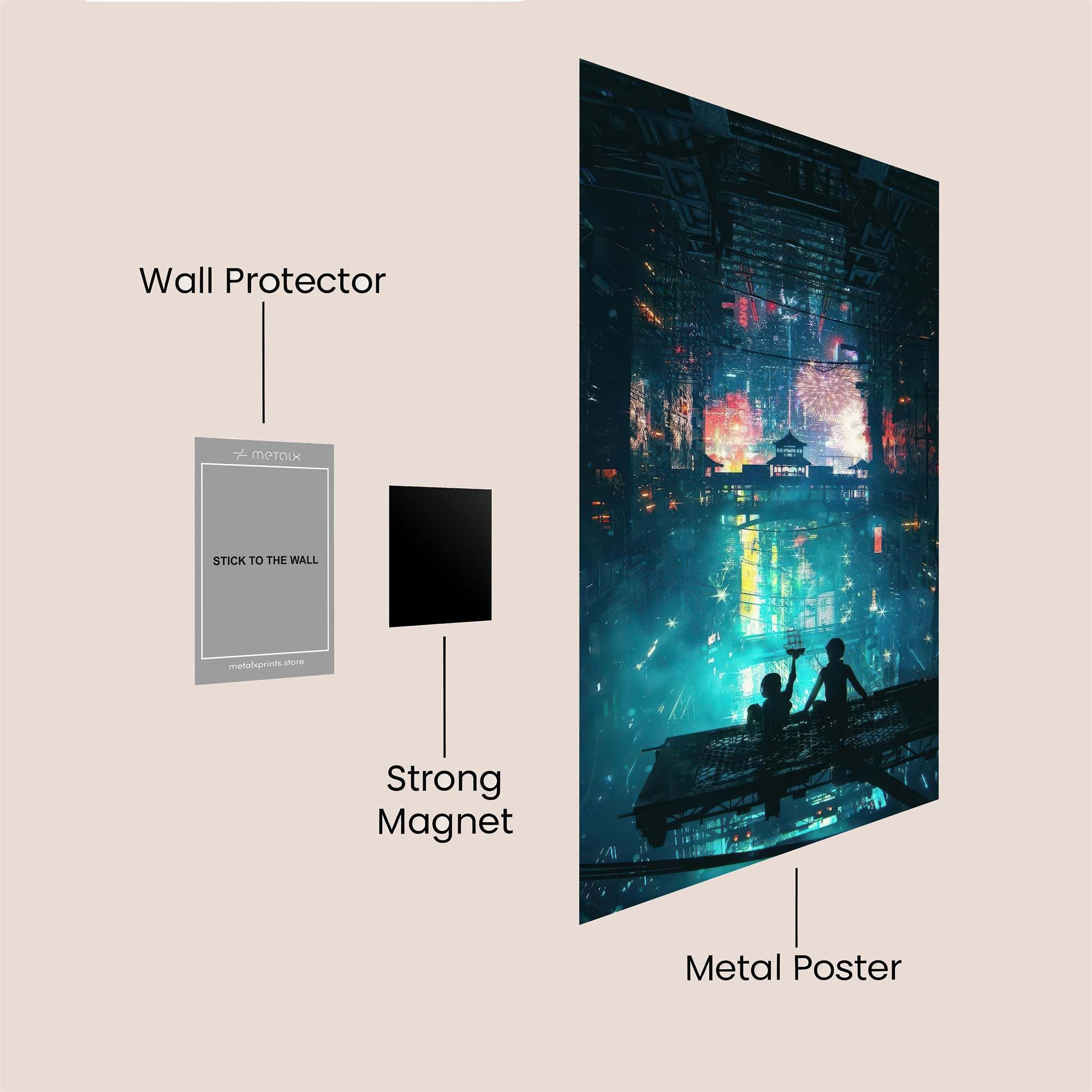 Digital Reverie Safe Wall Magnetic / M
