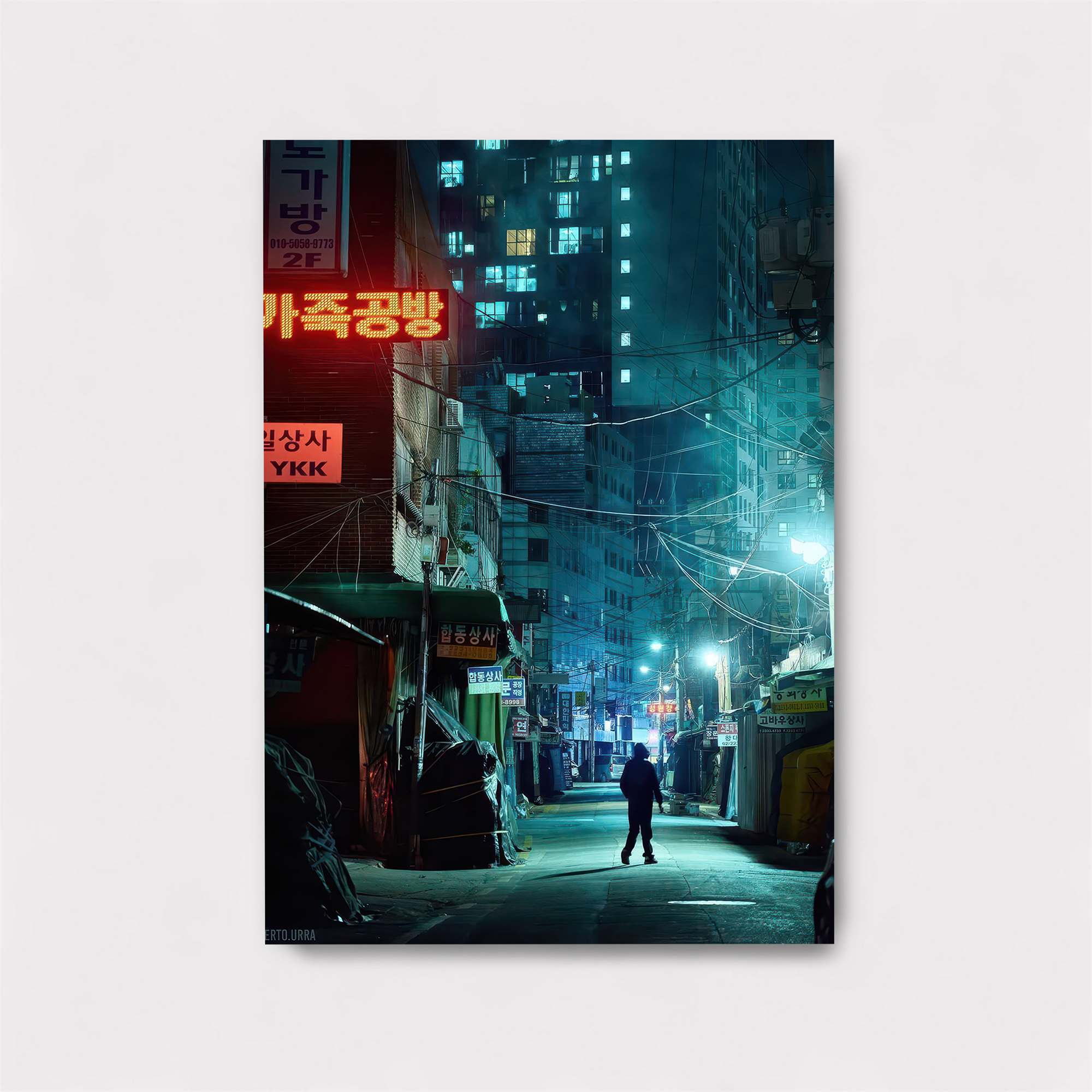 Neon Solitude Safe Wall Magnetic / M