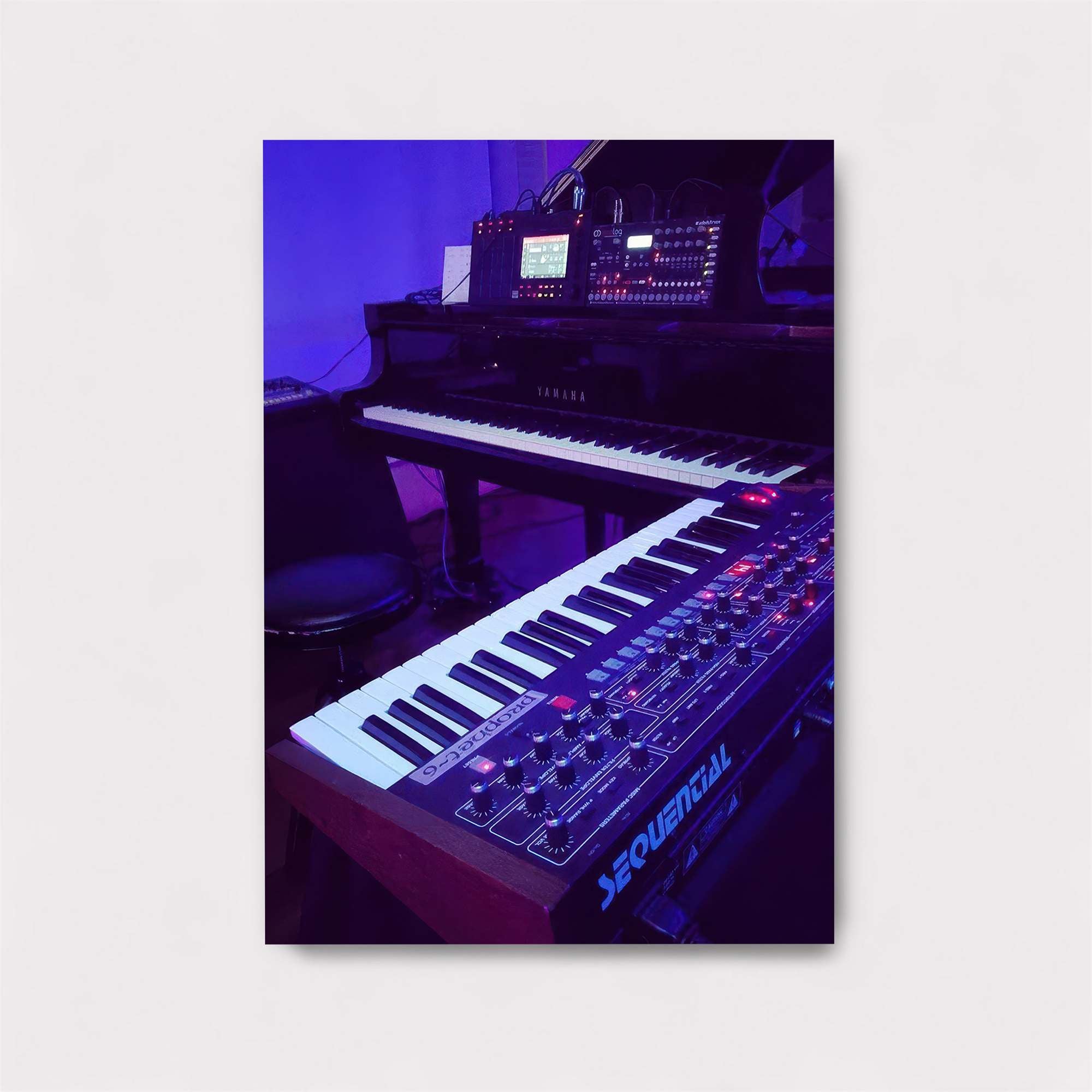 Synthwave Serenity Safe Wall Magnetic / M