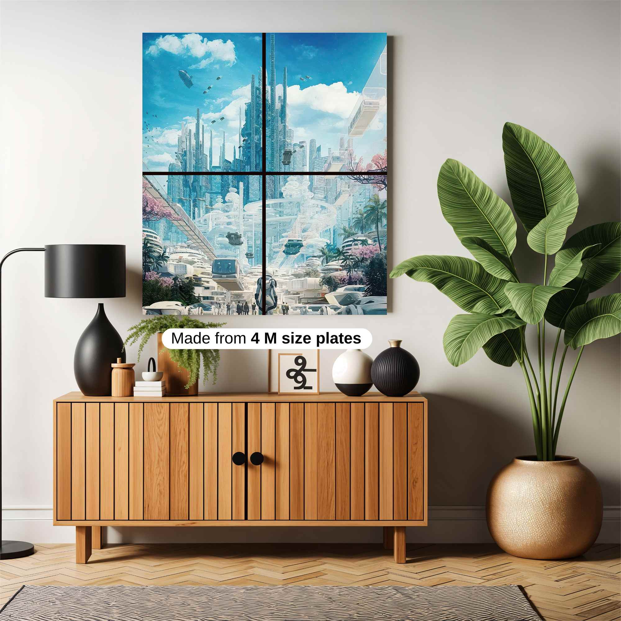 Futuristic Serendipity Safe Wall Magnetic / M