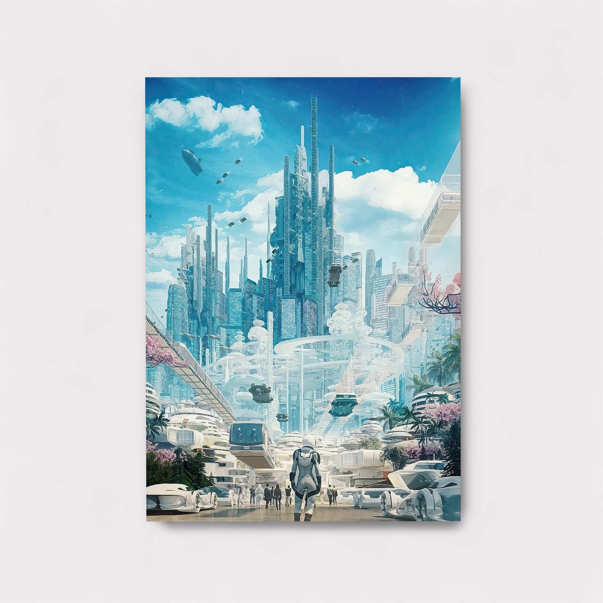 Futuristic Serendipity Safe Wall Magnetic / M