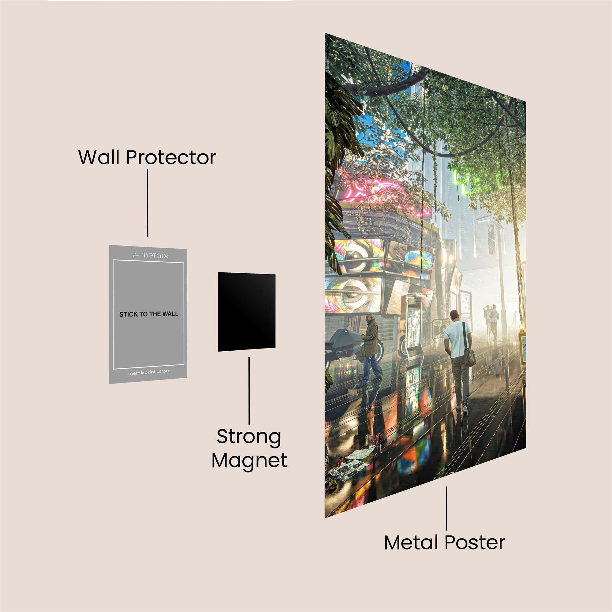Digital Oasis Safe Wall Magnetic / M