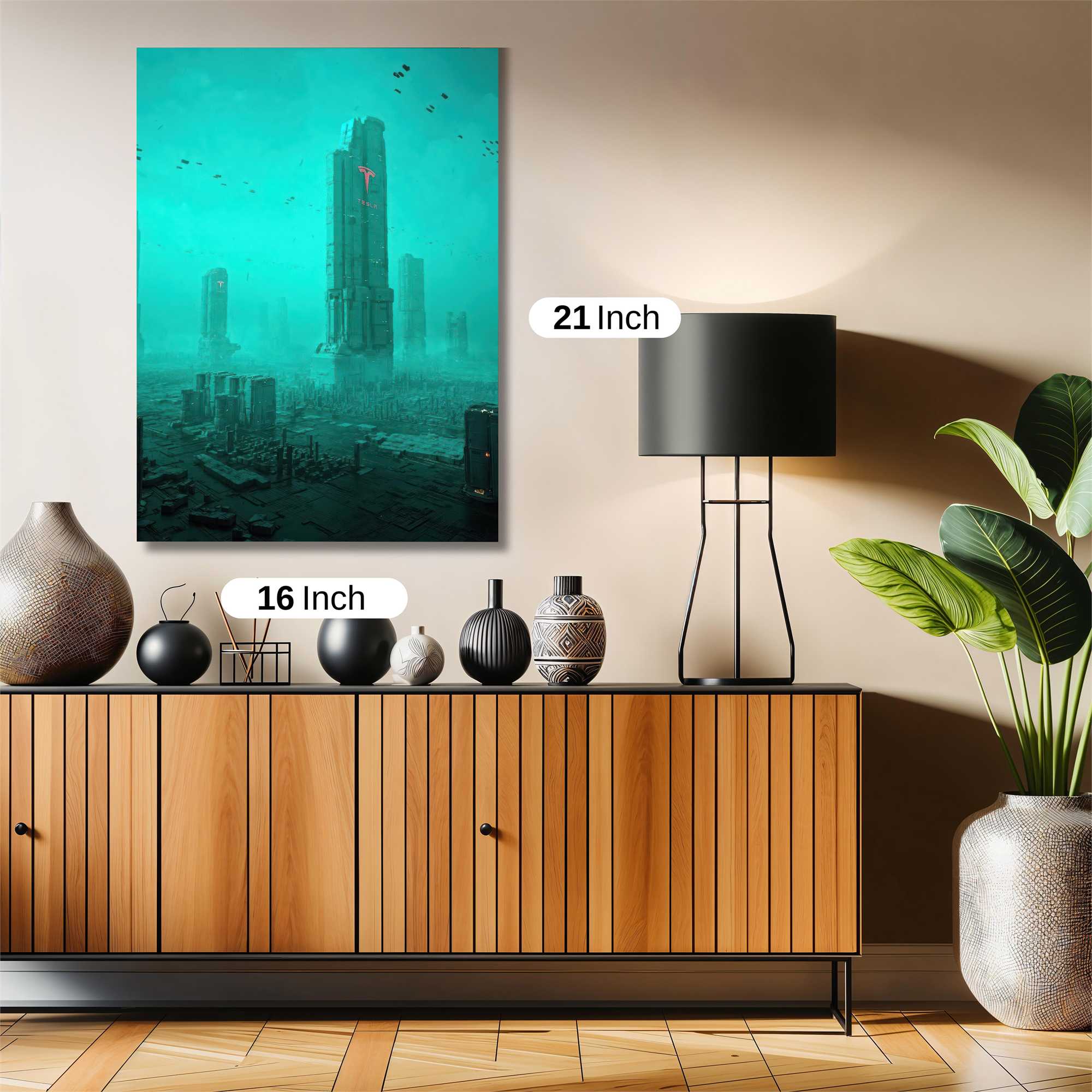 Futuristic Abyss Safe Wall Magnetic / M