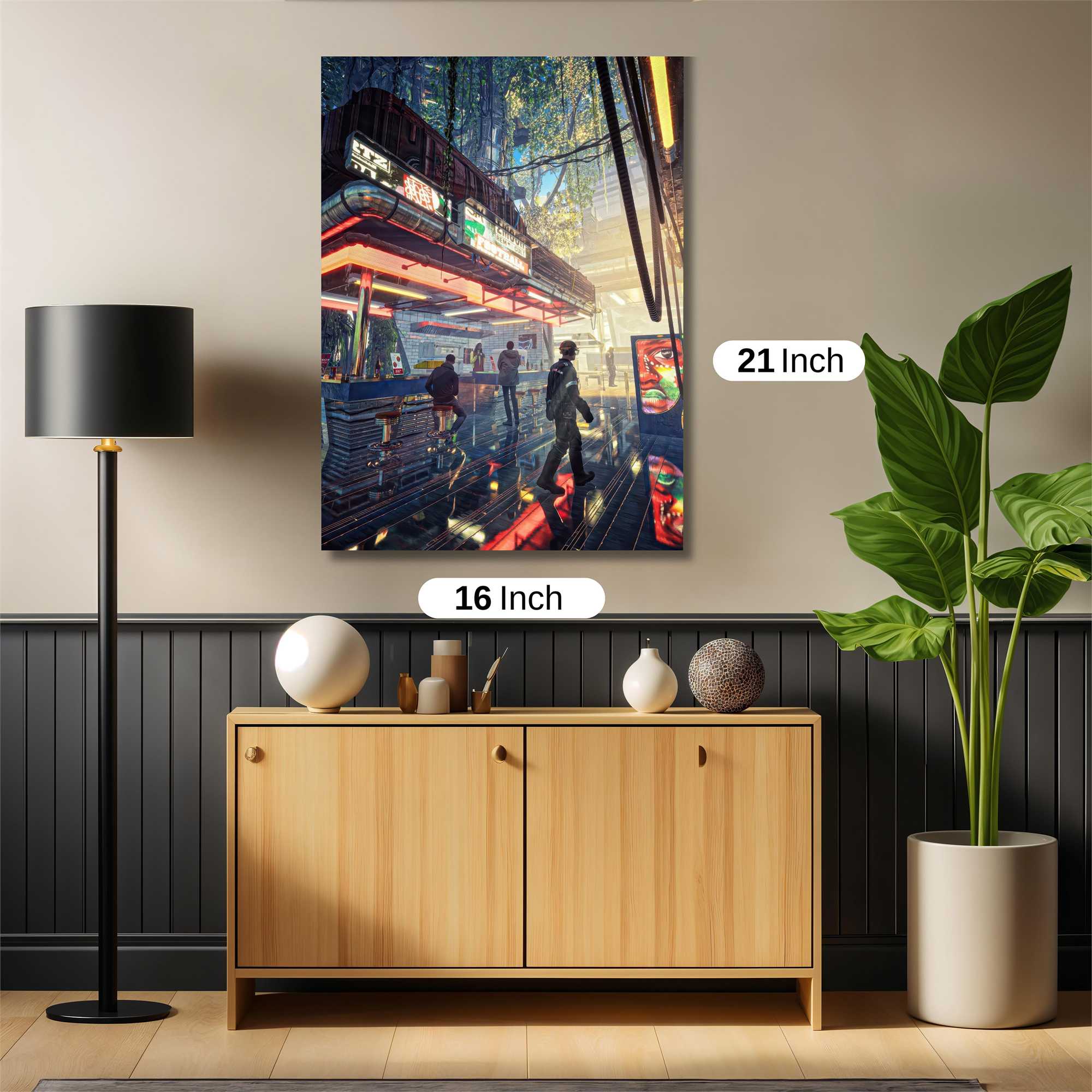 Neon Reverie Safe Wall Magnetic / M