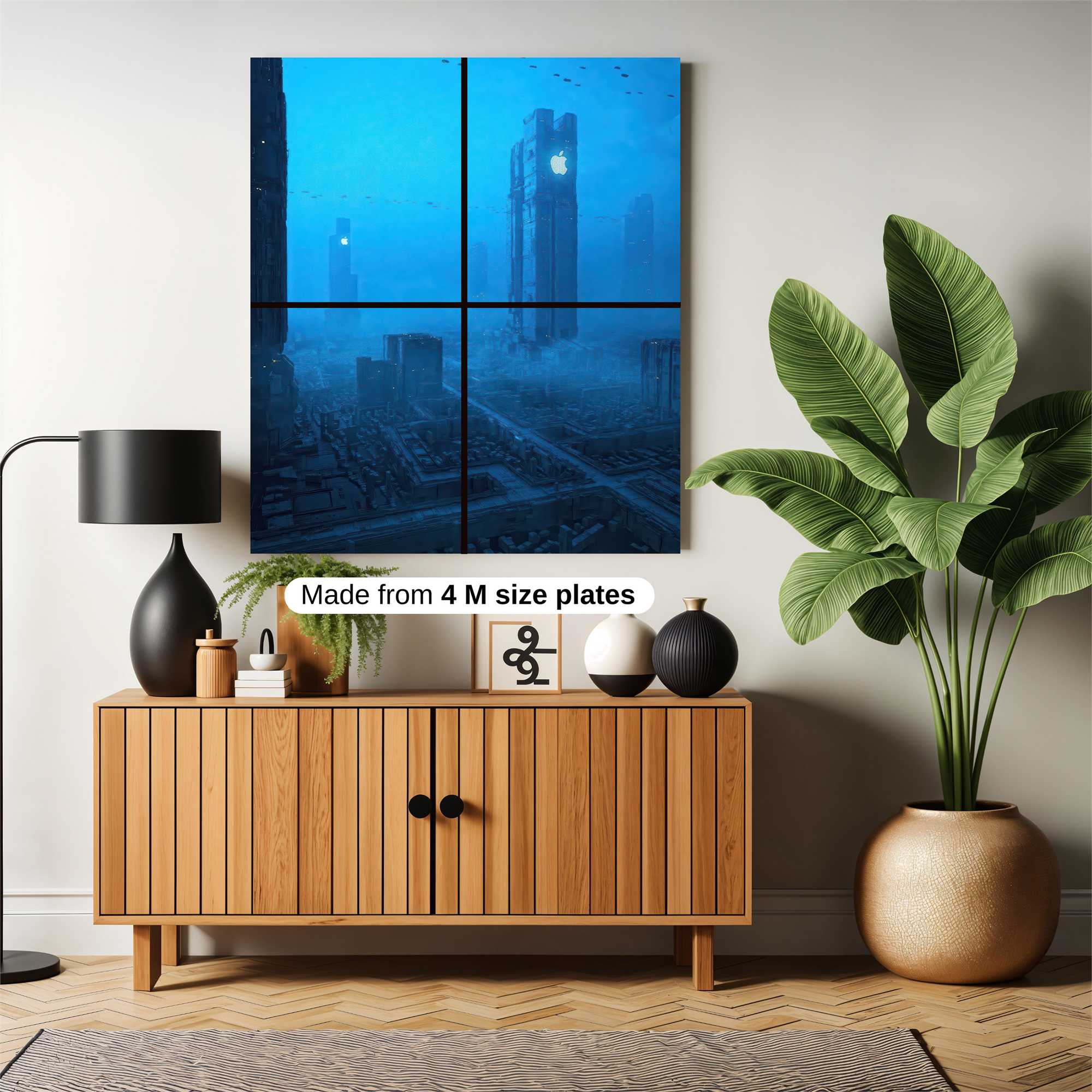 Apple Dystopia Safe Wall Magnetic / M