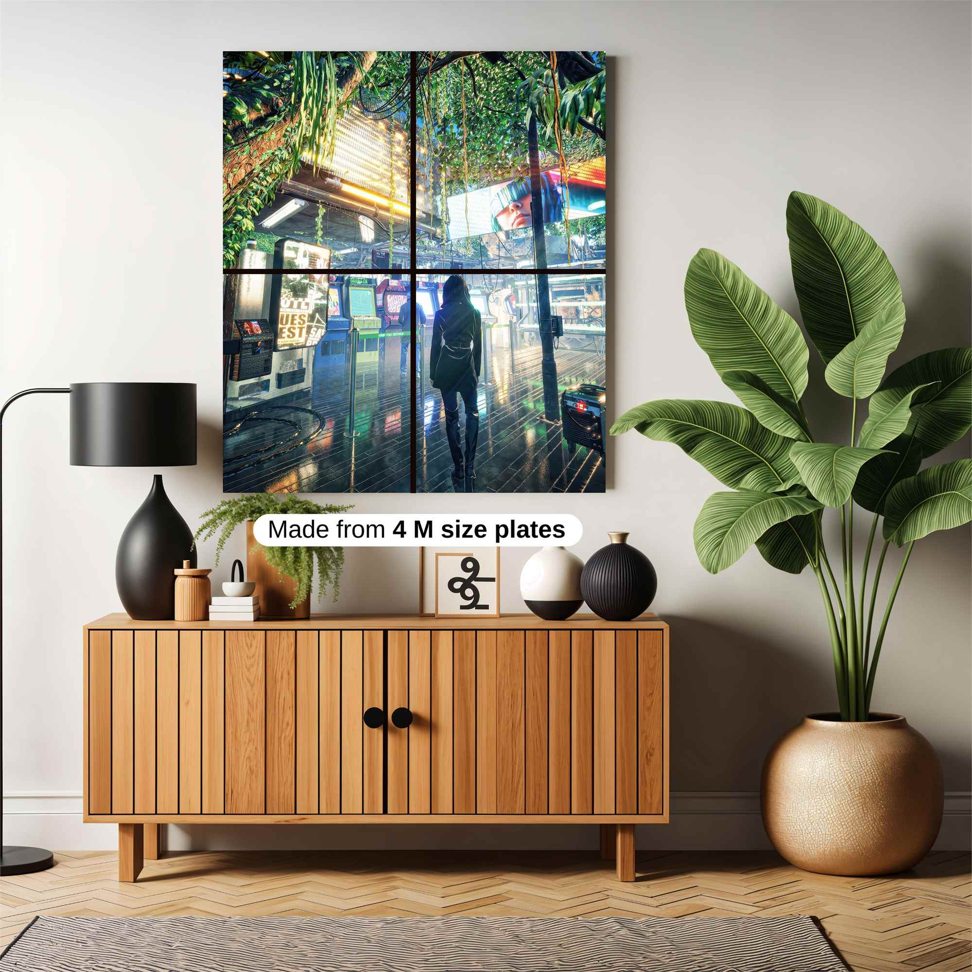 Neon Labyrinth Safe Wall Magnetic / M