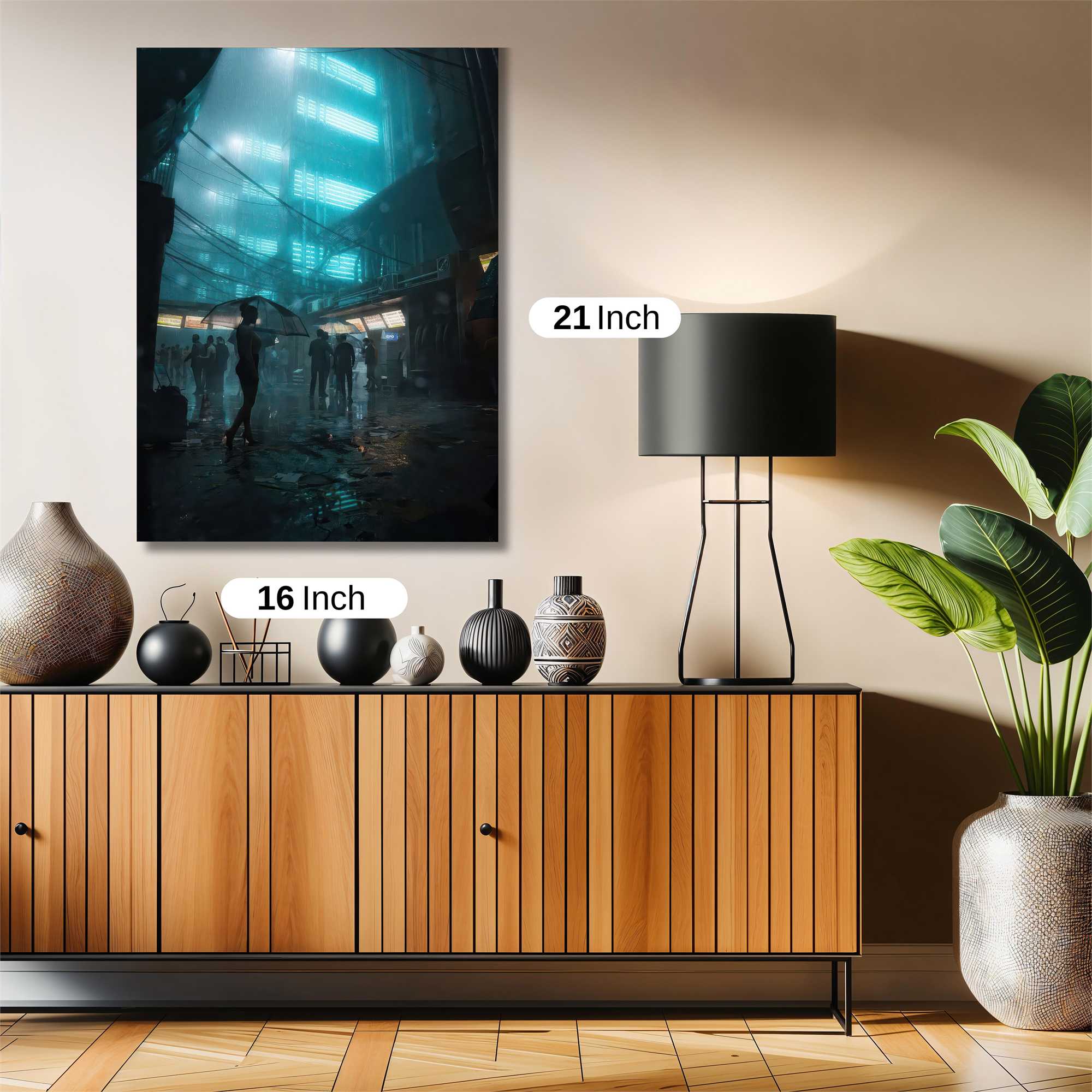 Neon Serenity Safe Wall Magnetic / M