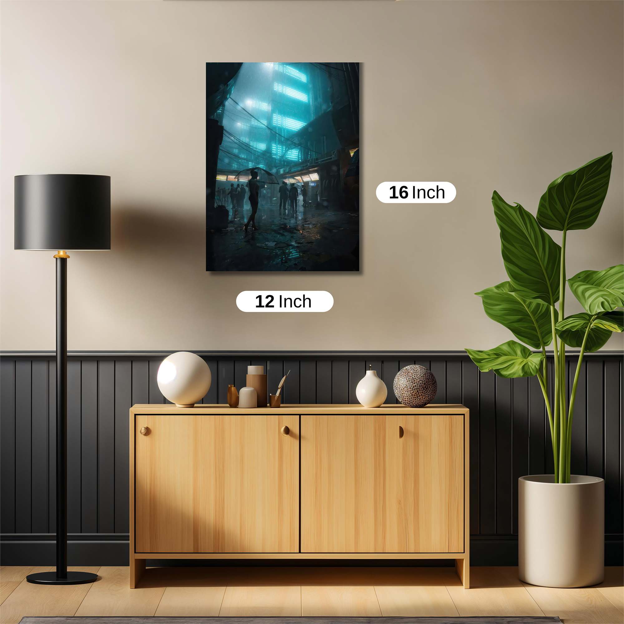 Neon Serenity Safe Wall Magnetic / M