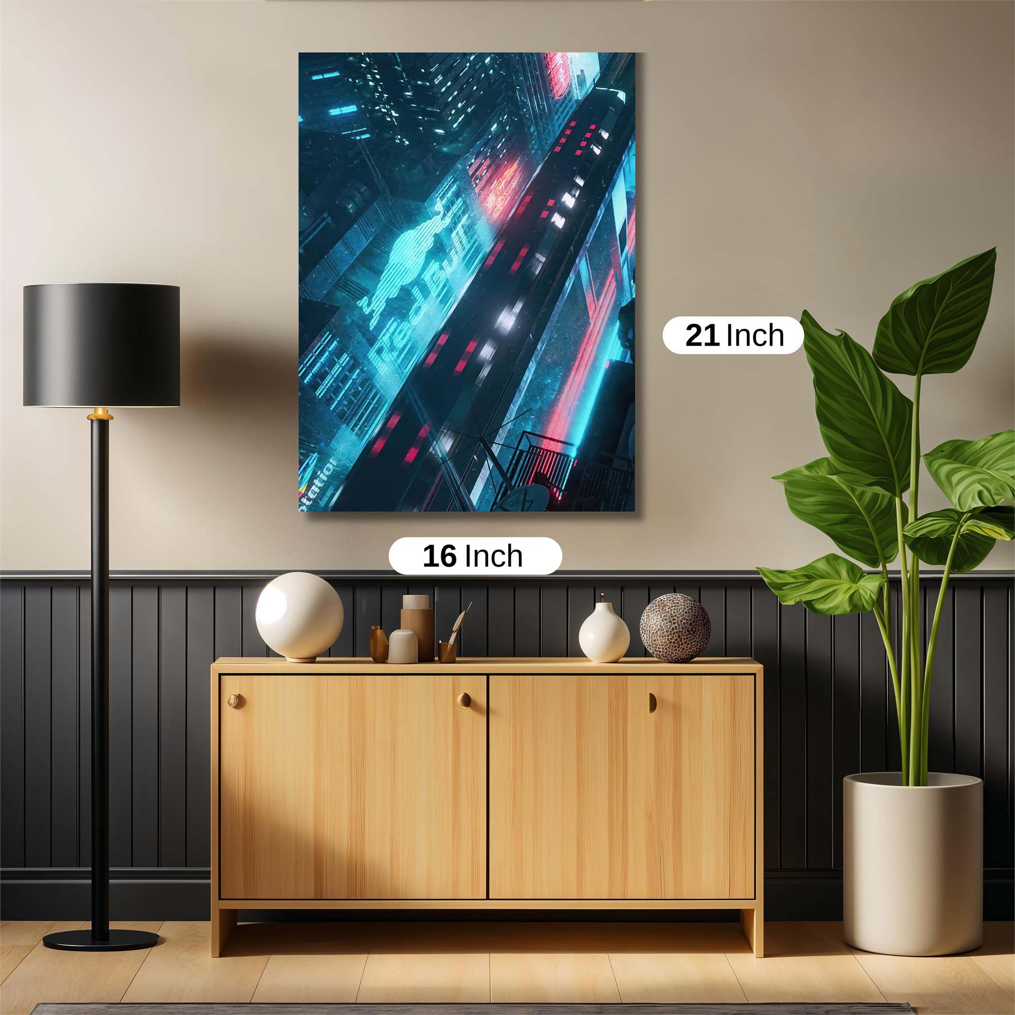 Neon Velocity Safe Wall Magnetic / M