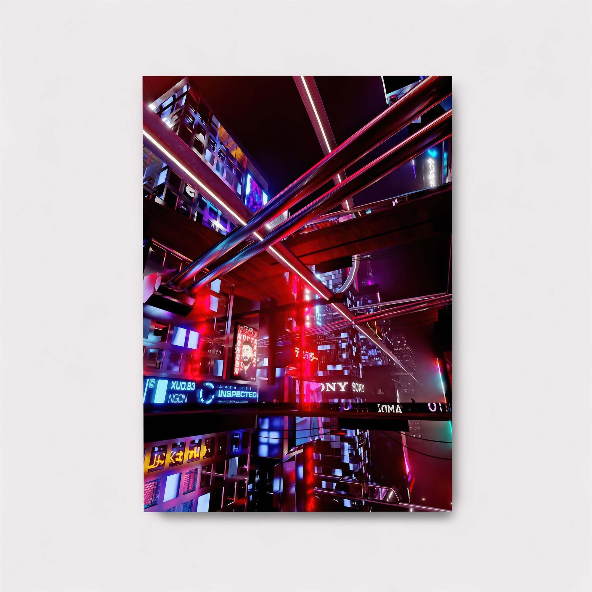 Neon Reverie Safe Wall Magnetic / M