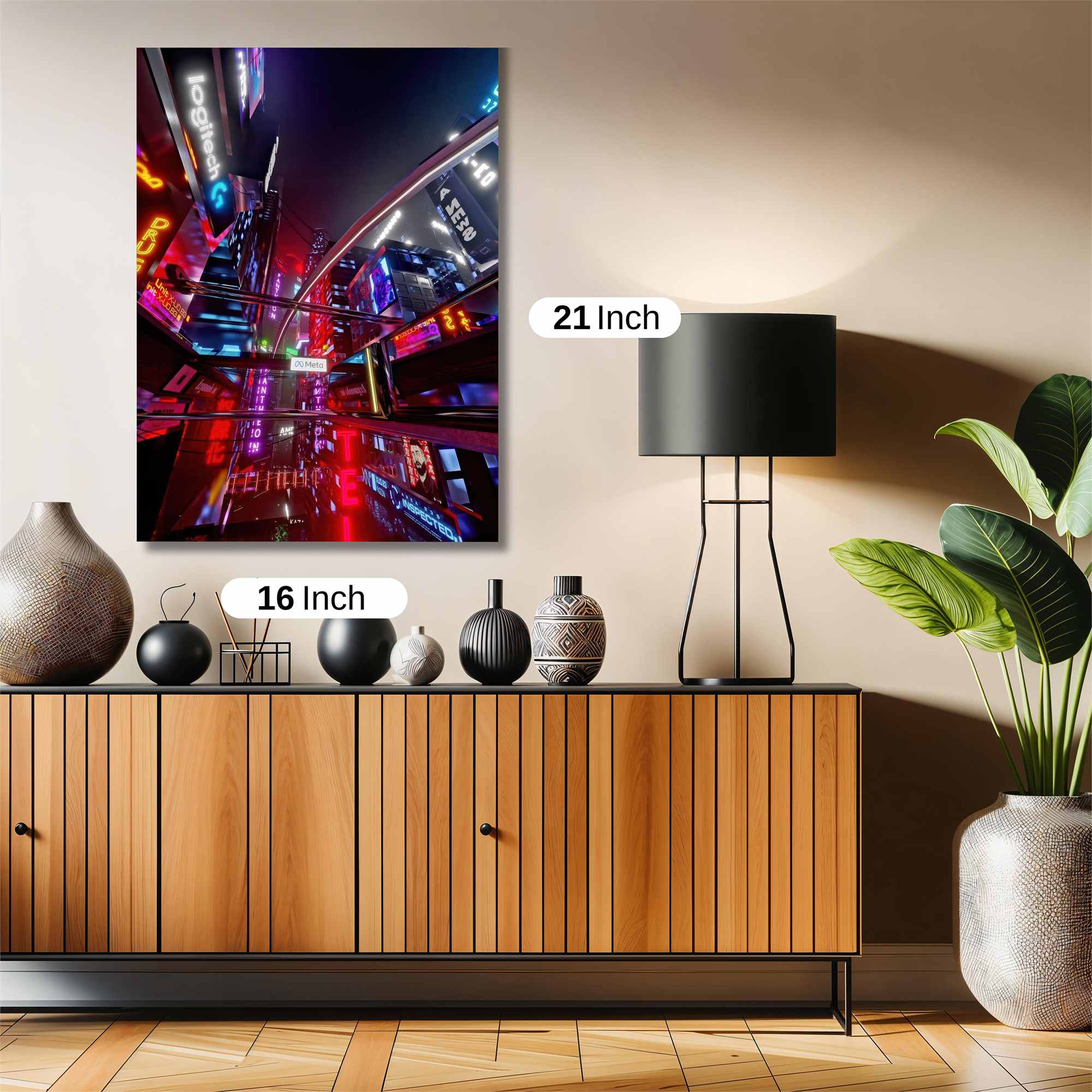 Neon Dreams Safe Wall Magnetic / M