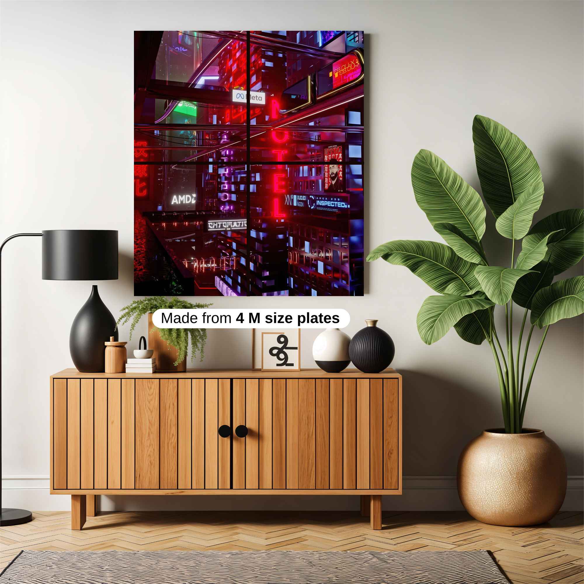 Neon Vortex Safe Wall Magnetic / M