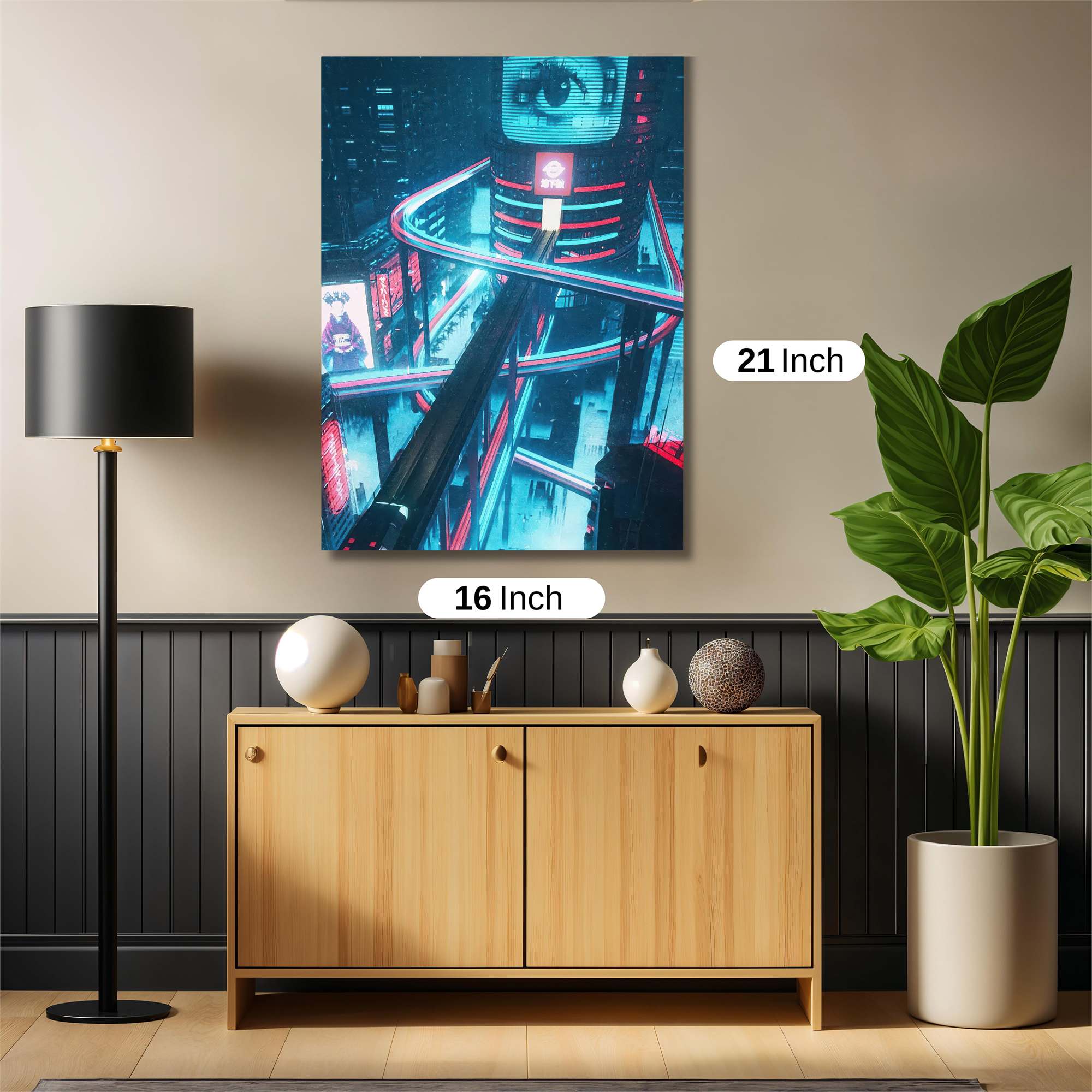 Neon Vigil Safe Wall Magnetic / M