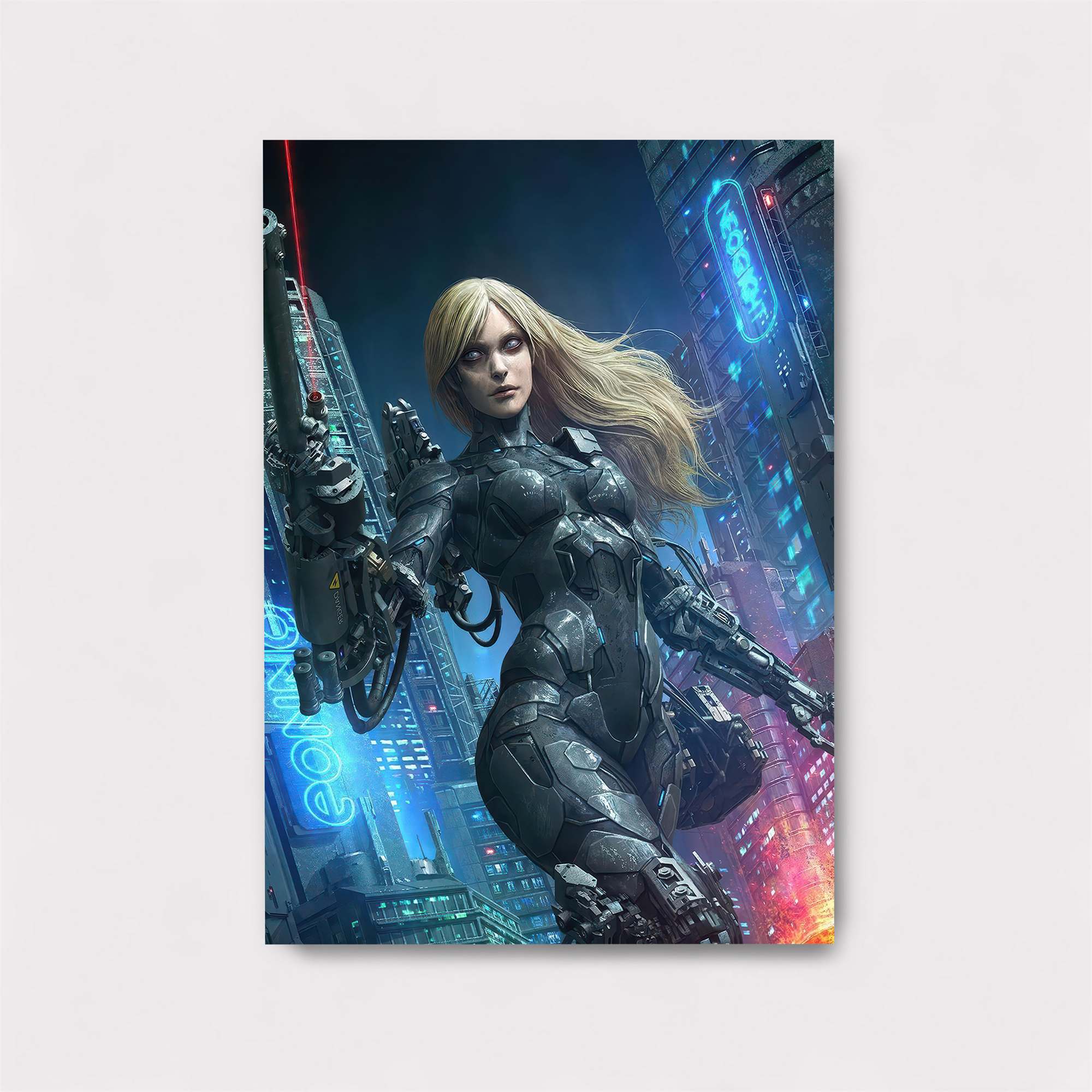 Cyber Warrior Safe Wall Magnetic / M