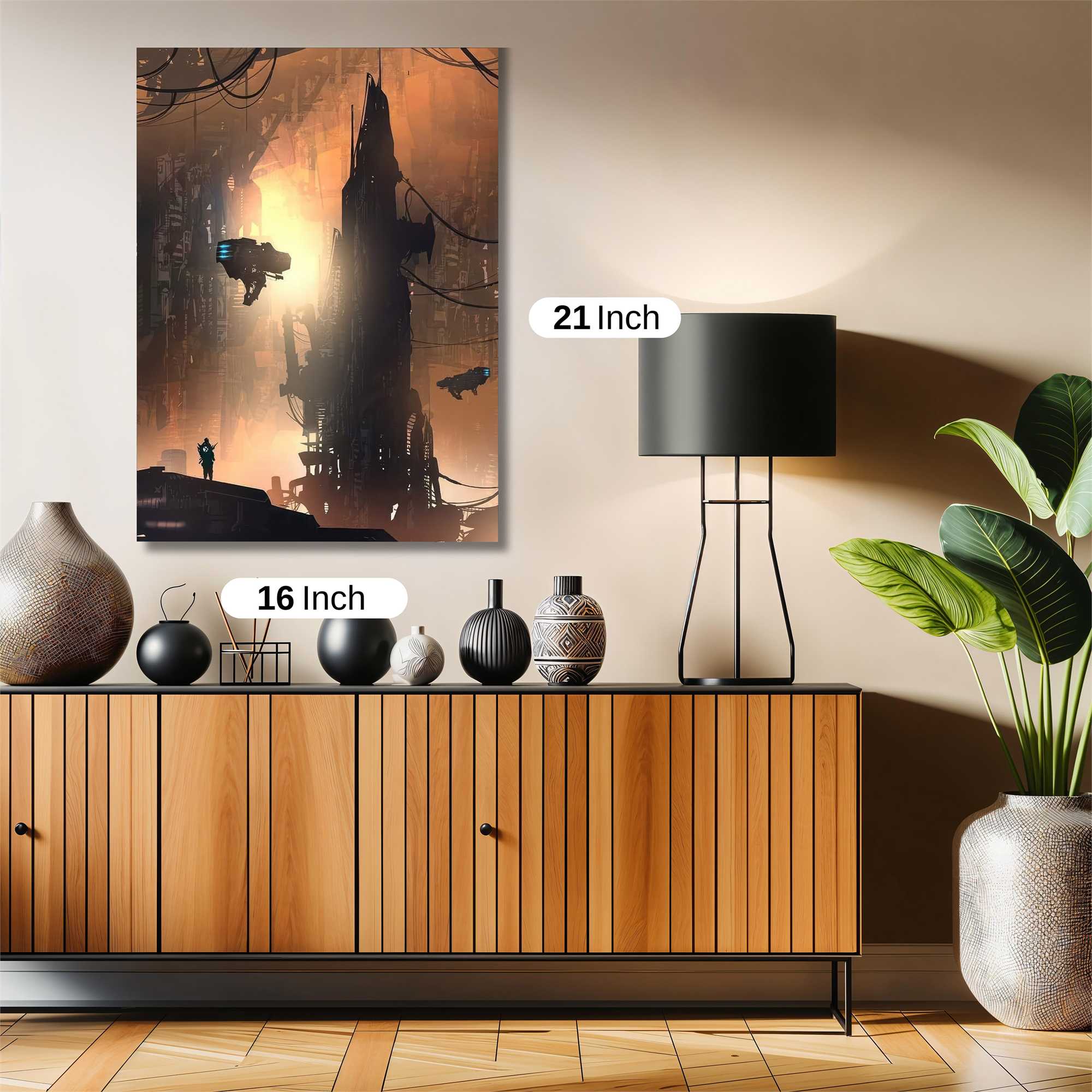 Futuristic Glow Safe Wall Magnetic / M