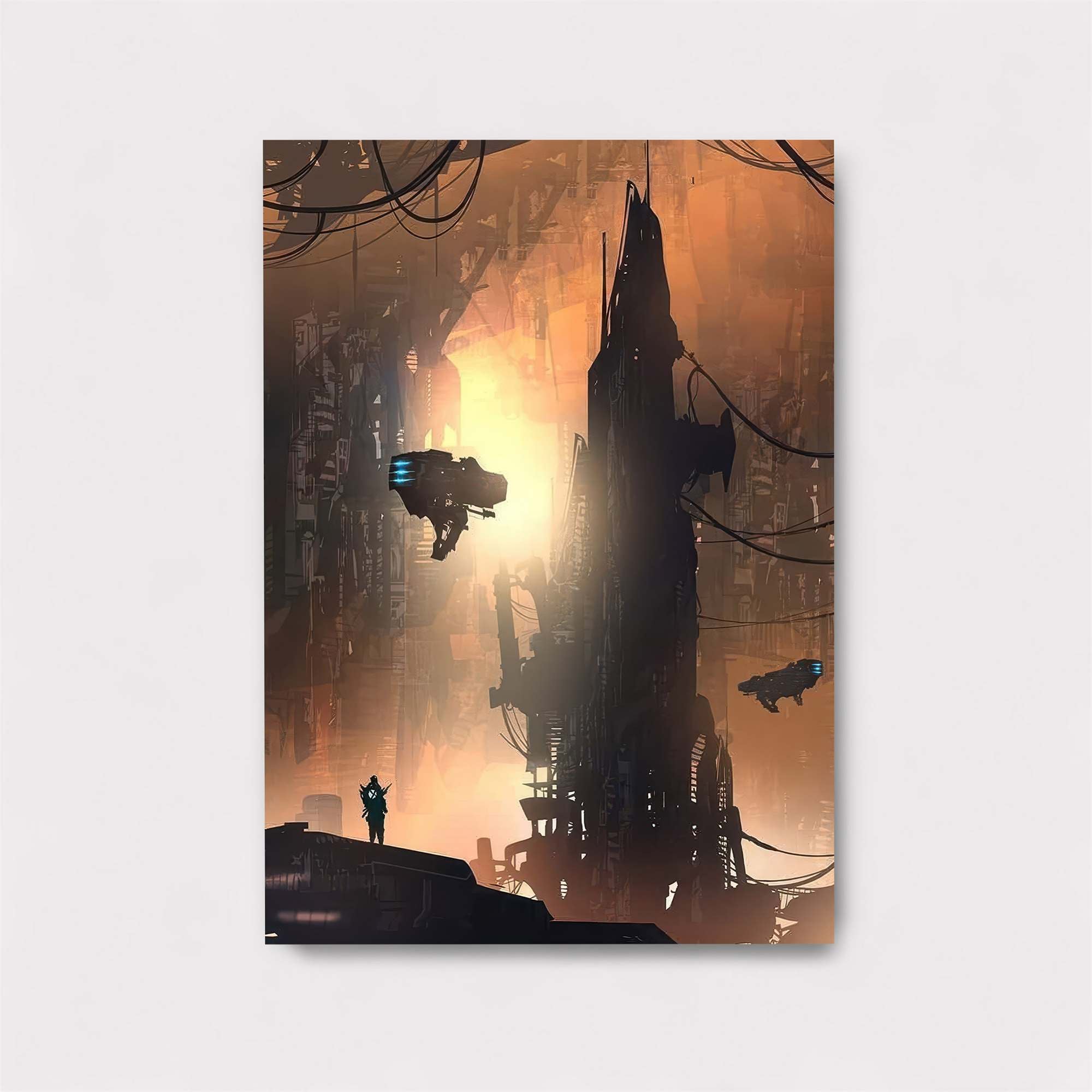 Futuristic Glow Safe Wall Magnetic / M