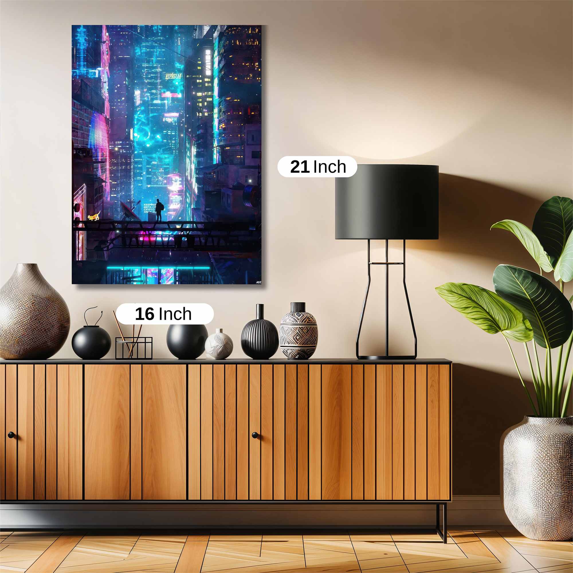 Neon Reverie Safe Wall Magnetic / M