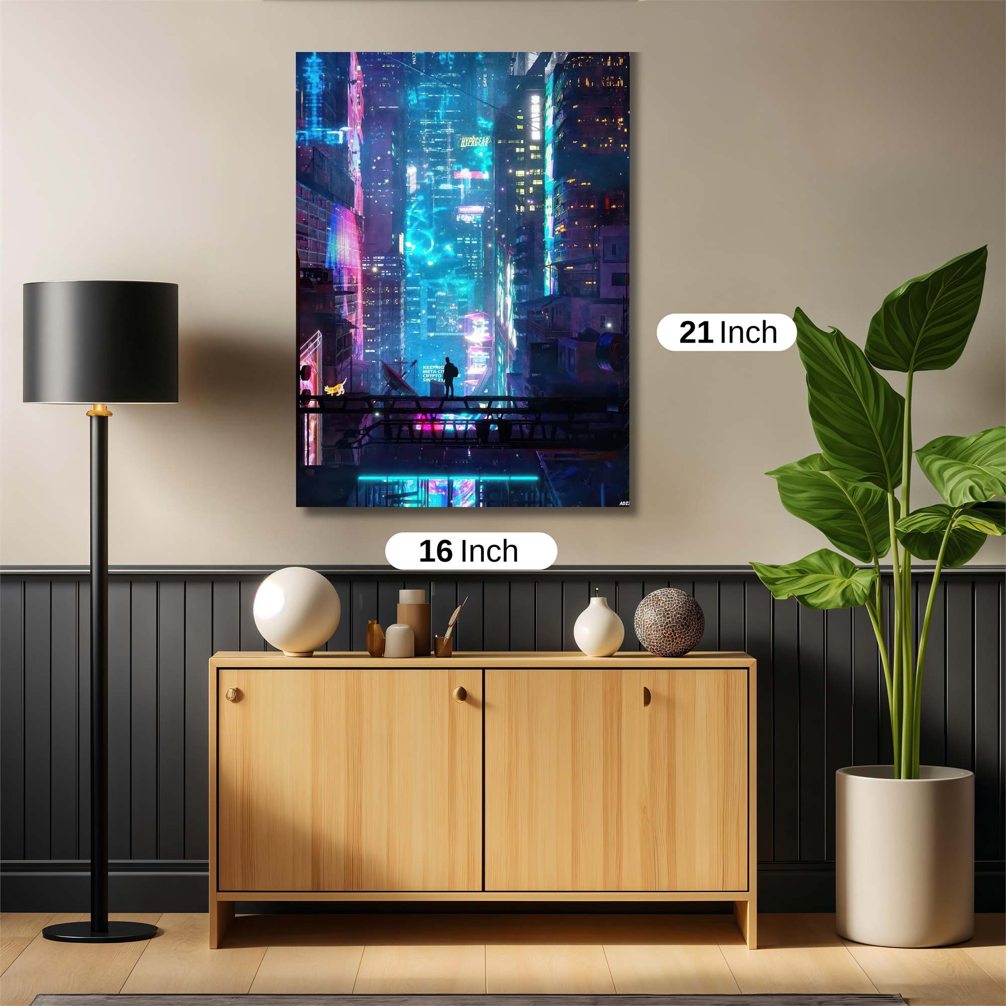 Neon Reverie Safe Wall Magnetic / M