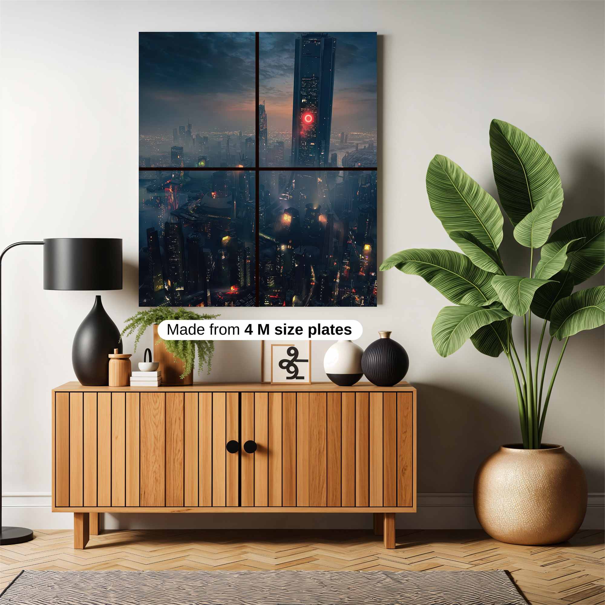 Neon Dystopia Safe Wall Magnetic / M