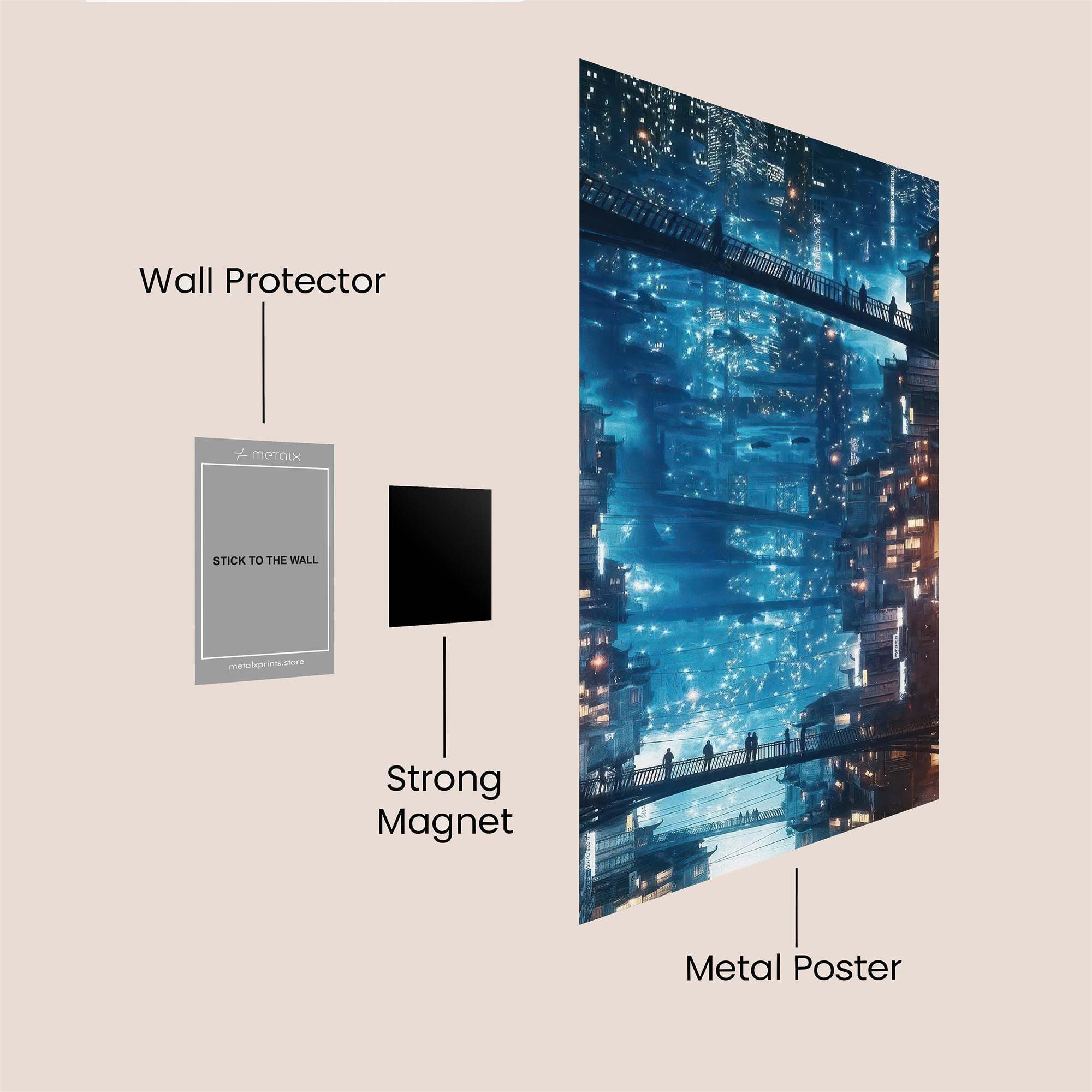 Grimes Neonverse Safe Wall Magnetic / M