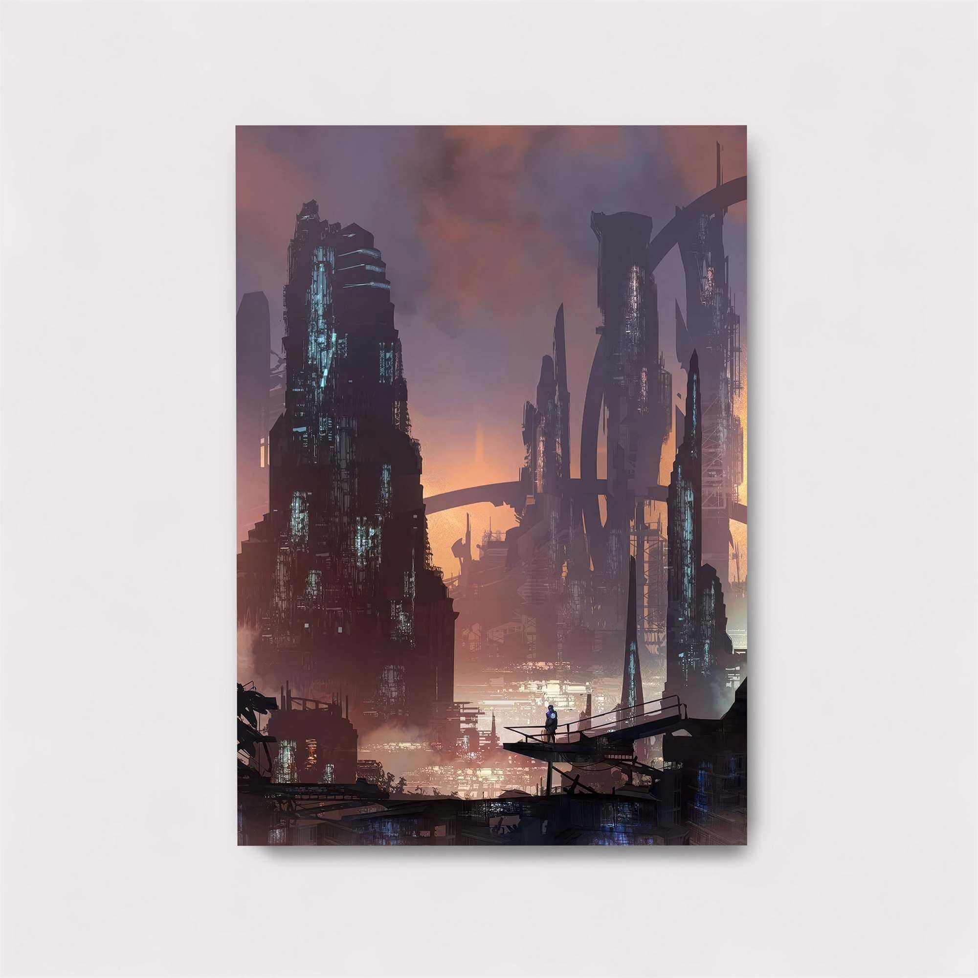 Futuristic Eclipses Safe Wall Magnetic / M