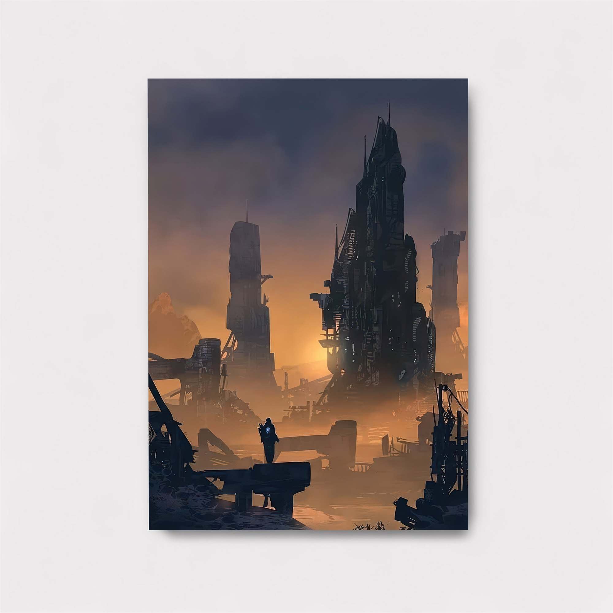 Futuristic Ruin Safe Wall Magnetic / M