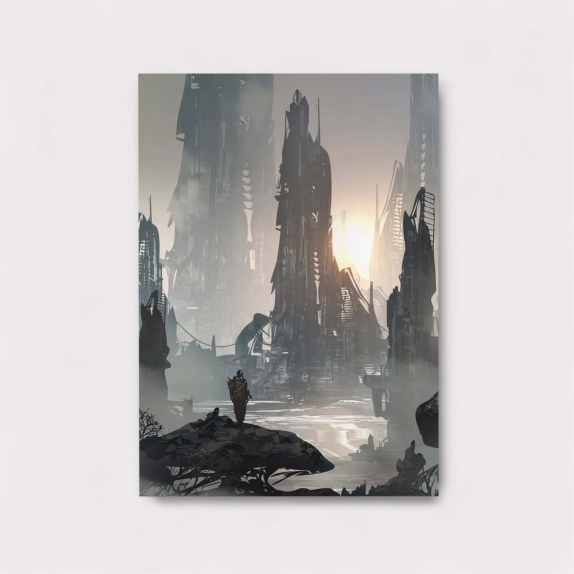 Futuristic Serenity Safe Wall Magnetic / M