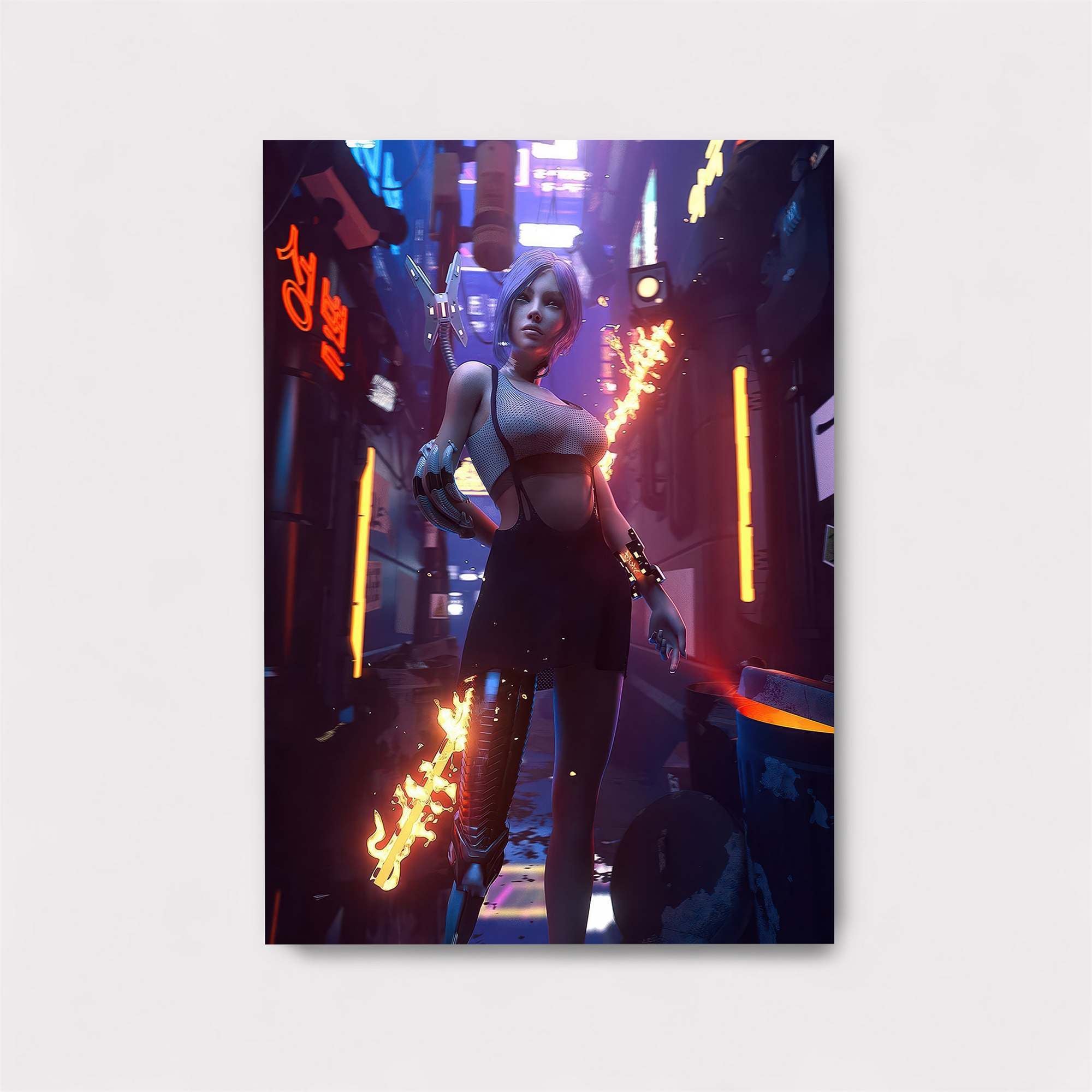 Cyber Flame Safe Wall Magnetic / M