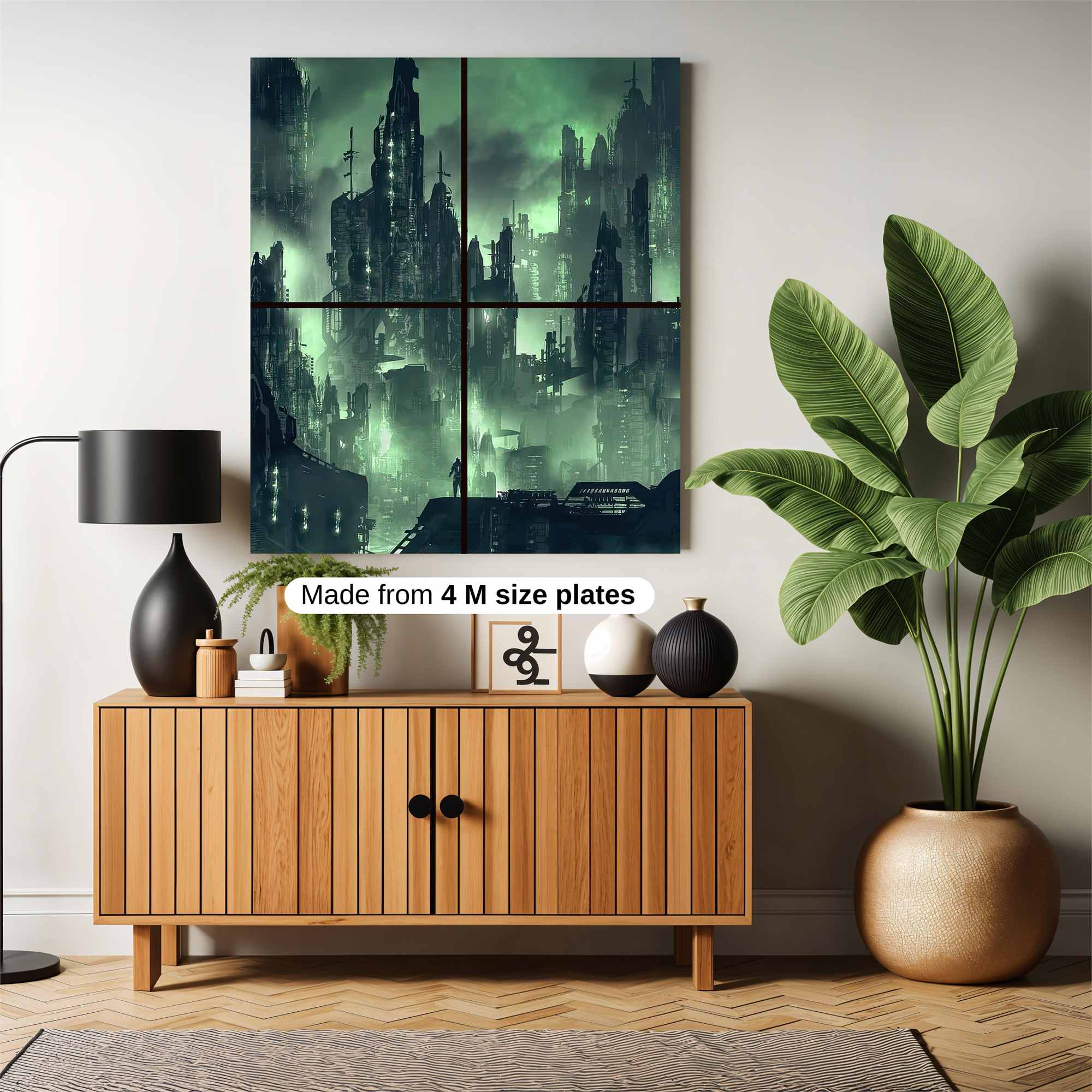 Futuristic Desolation Safe Wall Magnetic / M