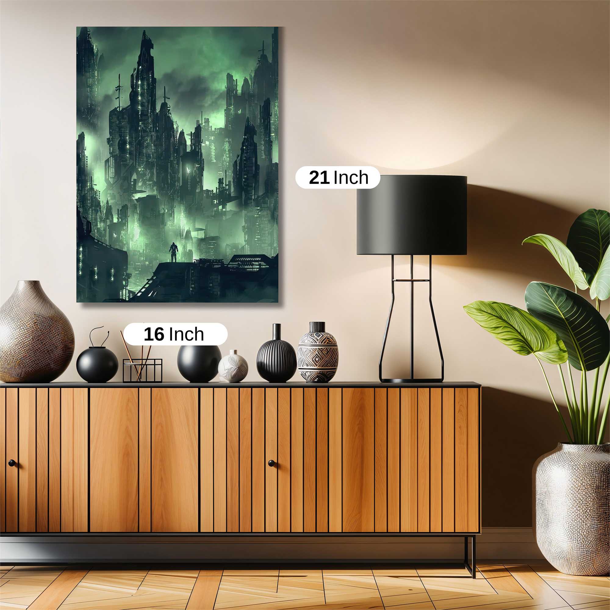 Futuristic Desolation Safe Wall Magnetic / M