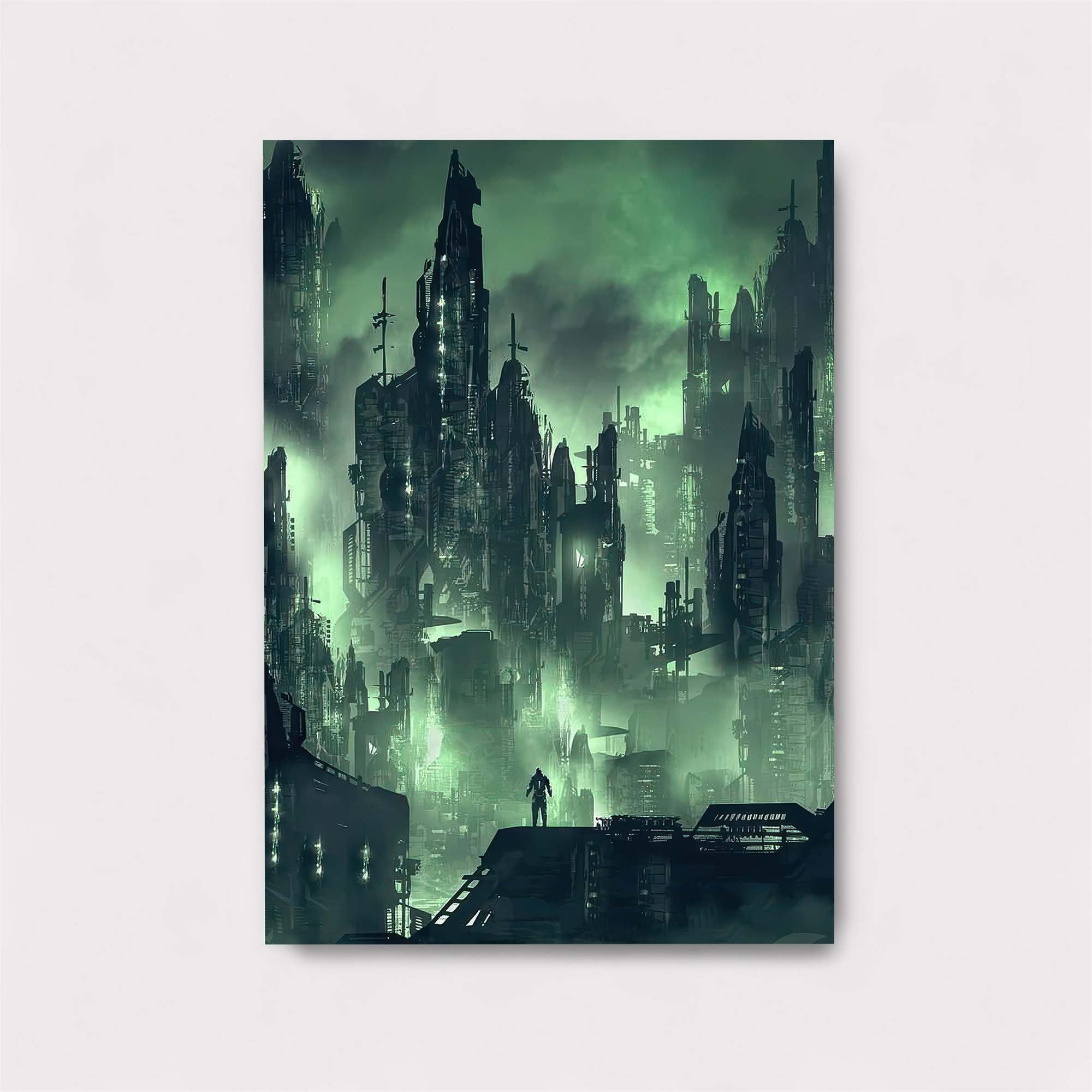 Futuristic Desolation Safe Wall Magnetic / M