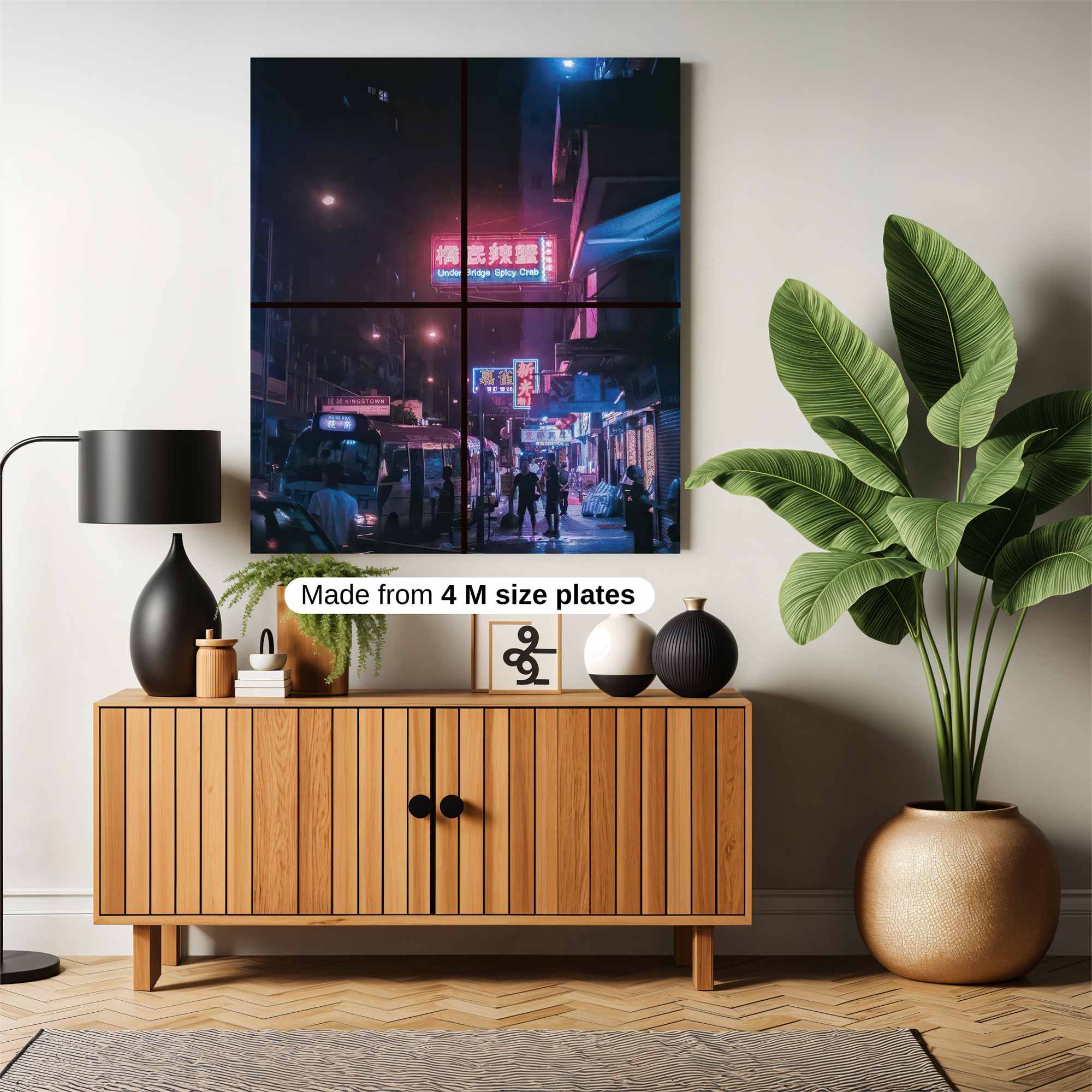 Neon Serenity Safe Wall Magnetic / M