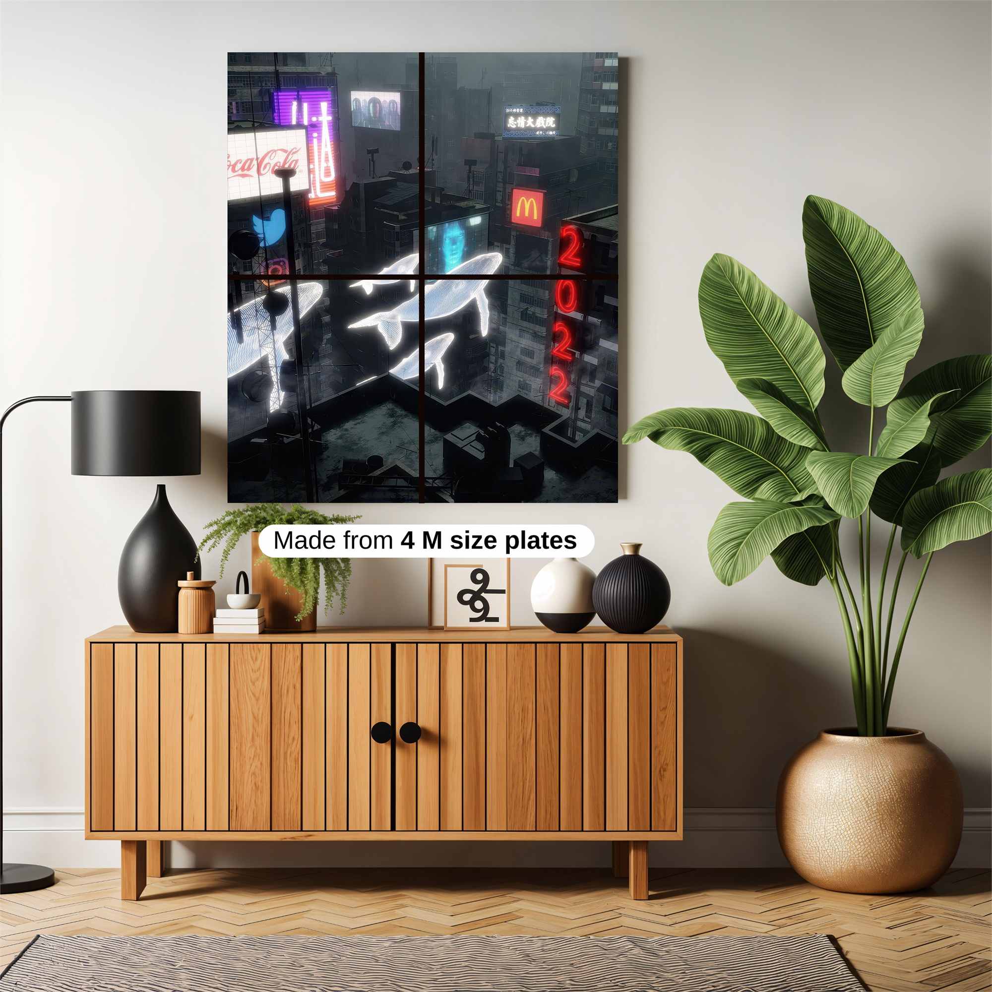 Neon Dreams Safe Wall Magnetic / M