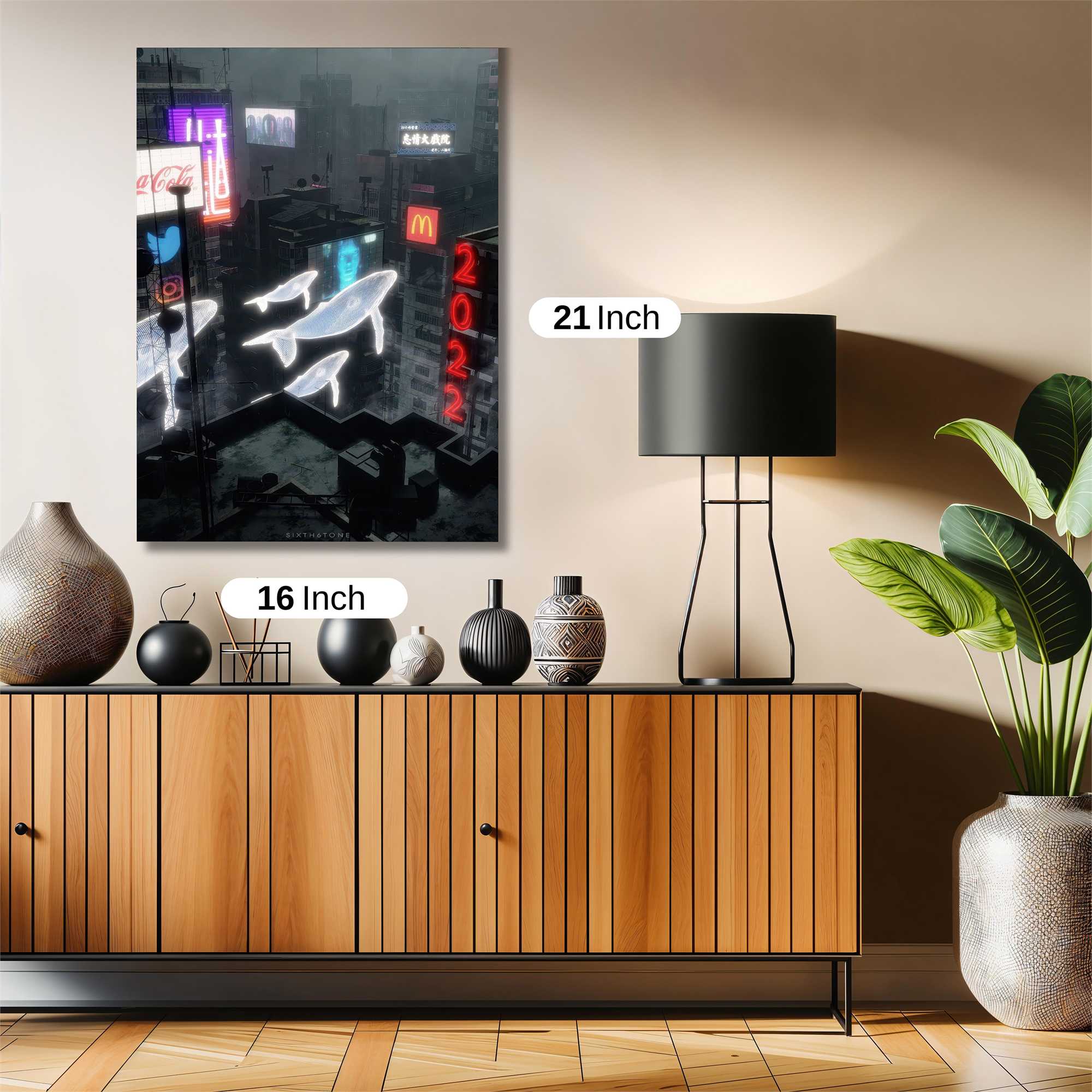 Neon Dreams Safe Wall Magnetic / M