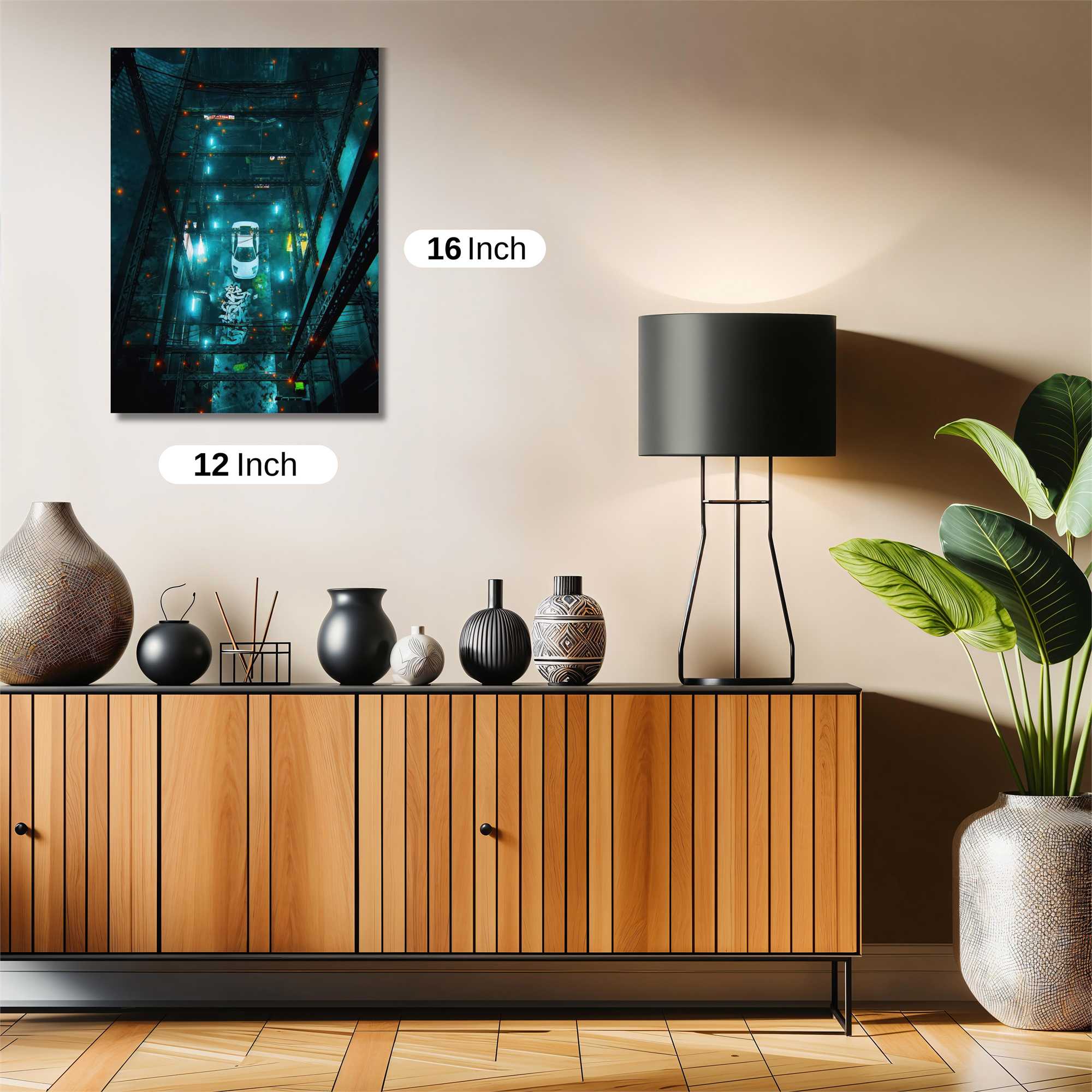 Neon Serenity Safe Wall Magnetic / M