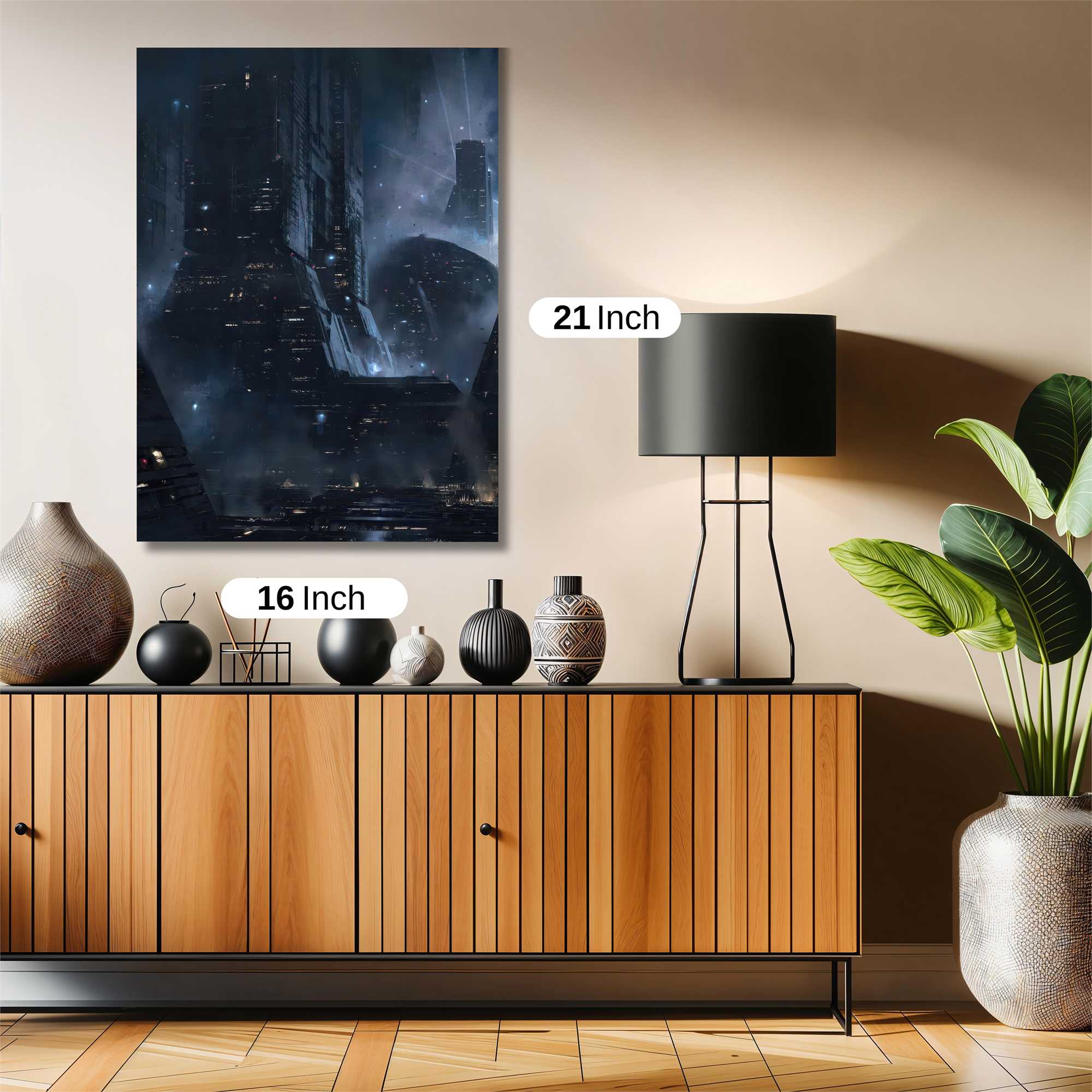 Futuristic Obscurity Safe Wall Magnetic / M